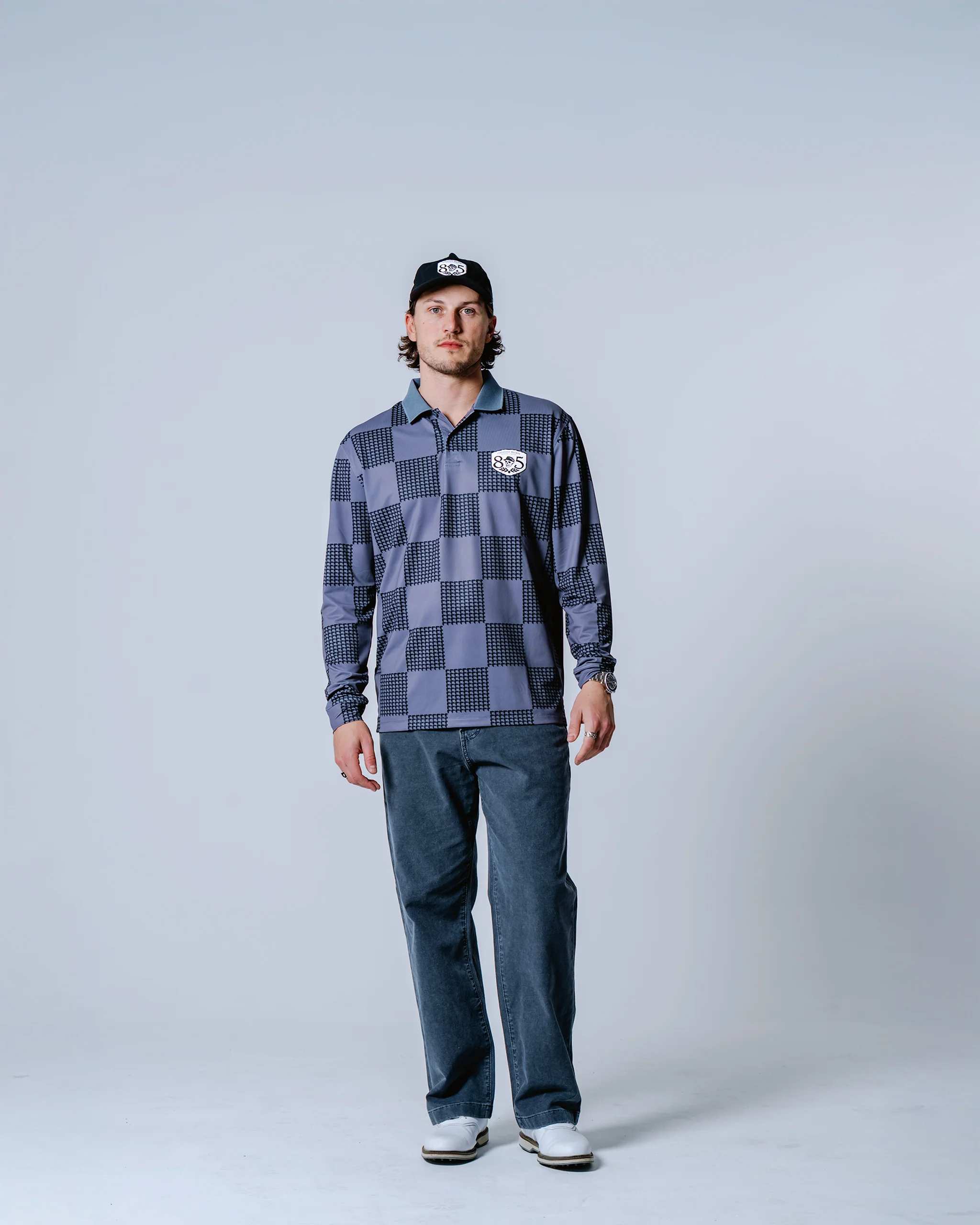 805 Back9 Polo - Black - Image 3