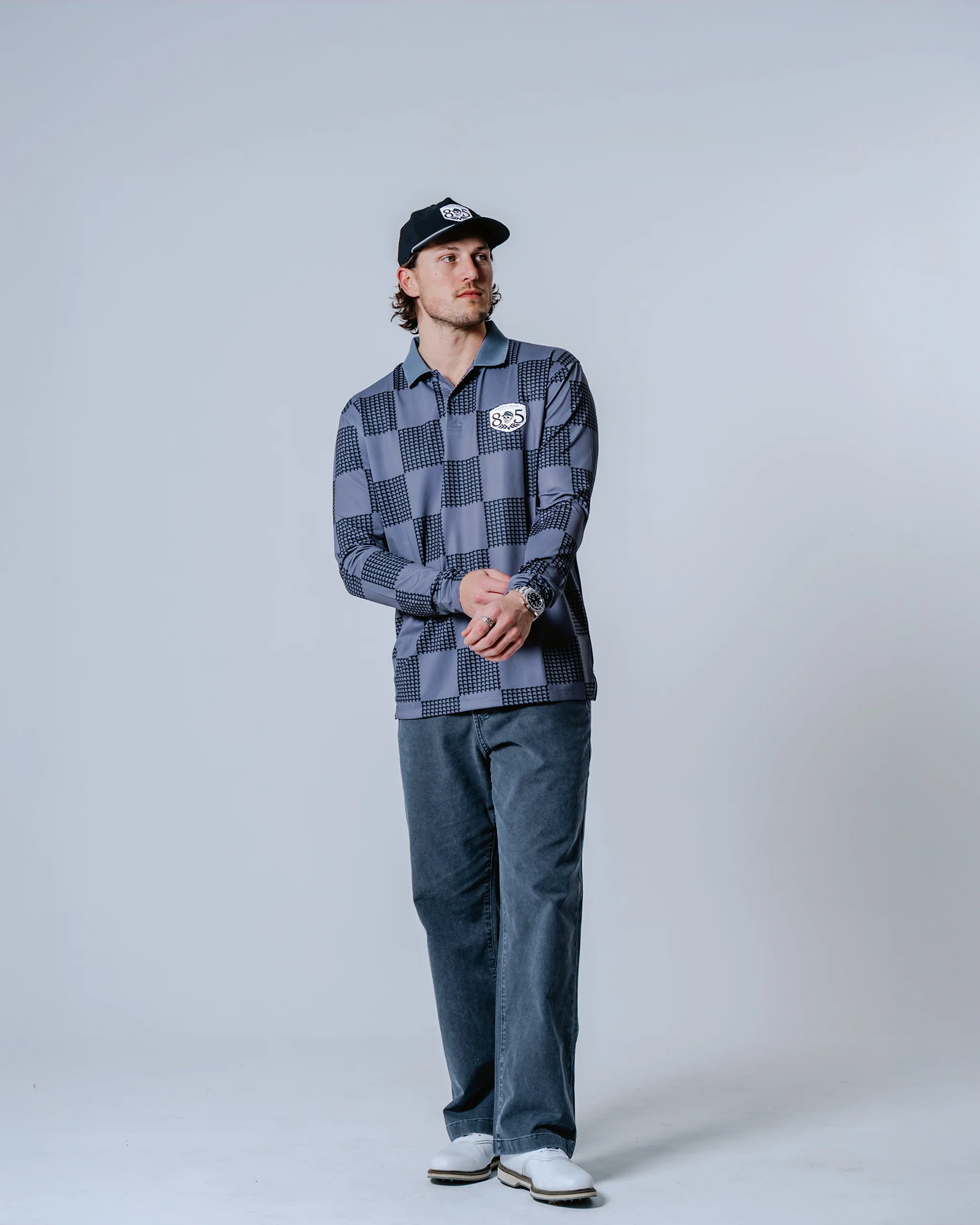 805 Back9 Polo - Black - Image 6