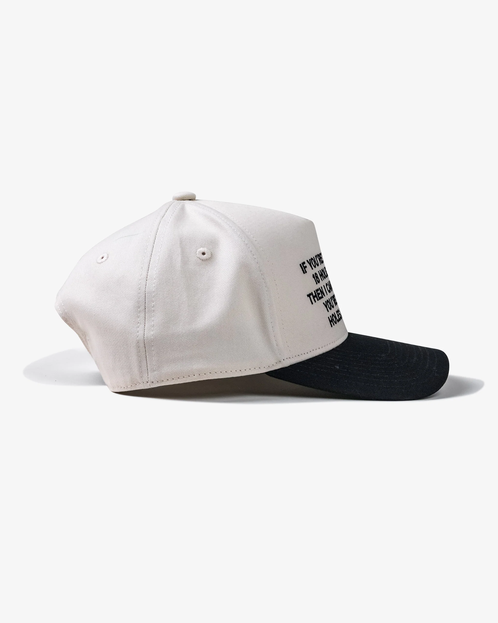 A-Player Phrase Hat - Cream / Black - Image 6