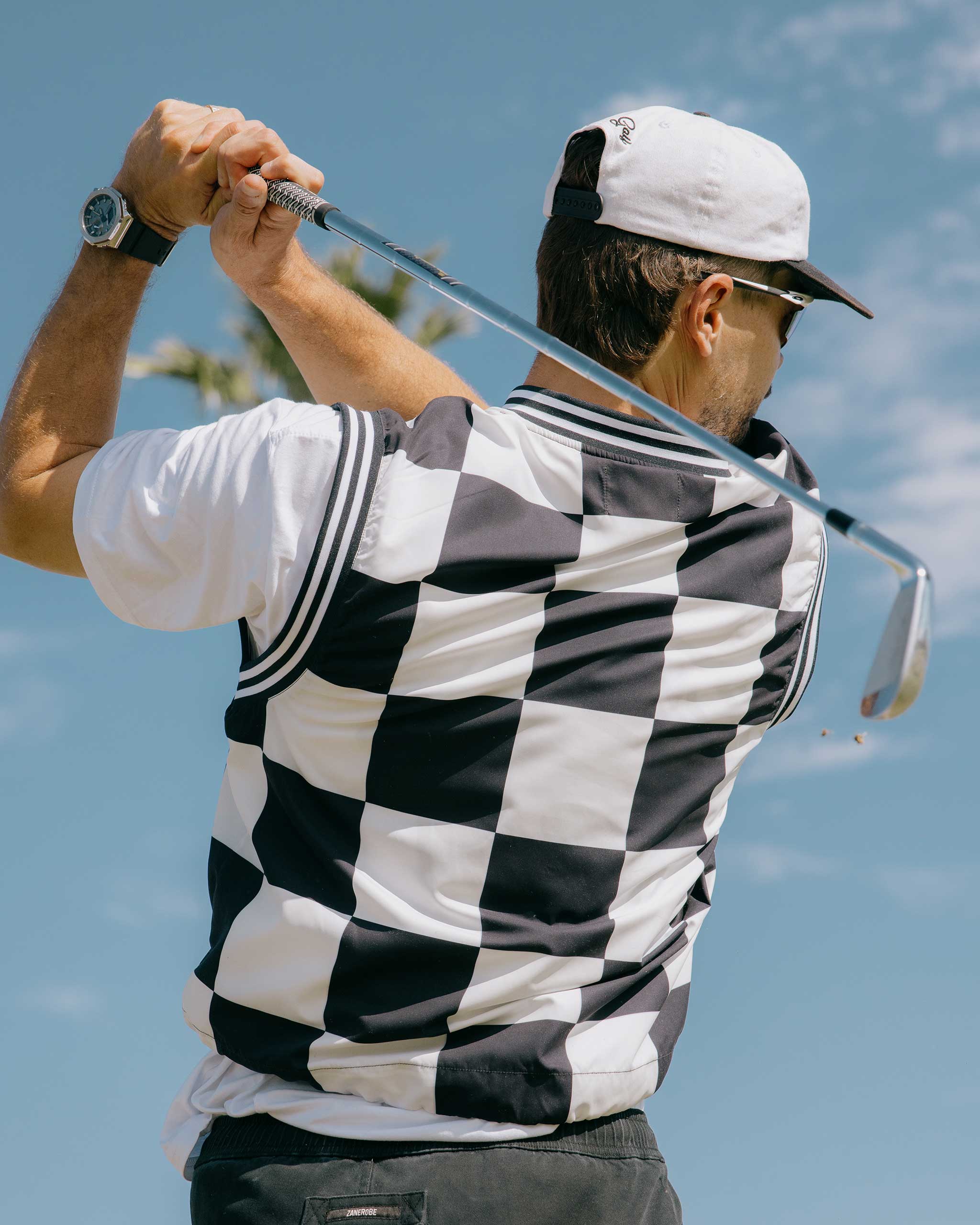 Big Check Windbreaker Vest - Image 5