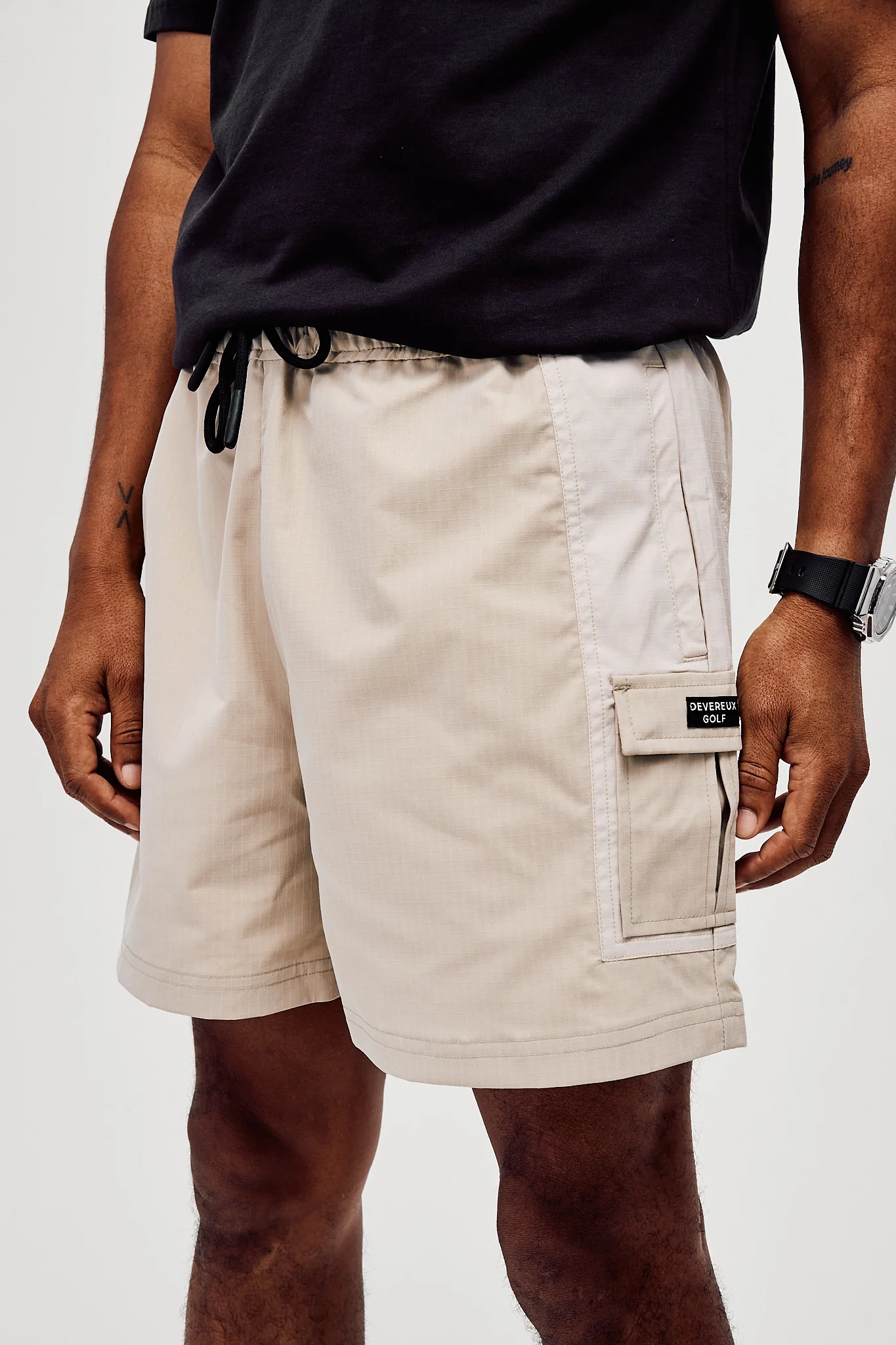Cargo Short - Beige - Image 4