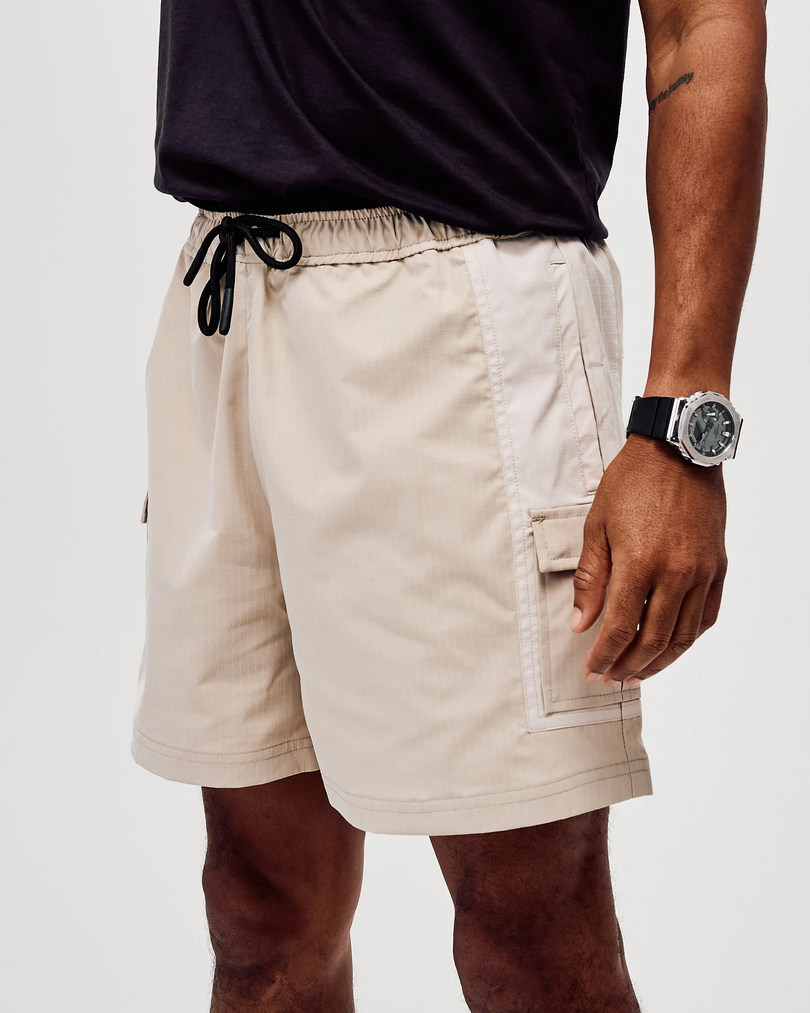 Cargo Short - Beige - Image 6