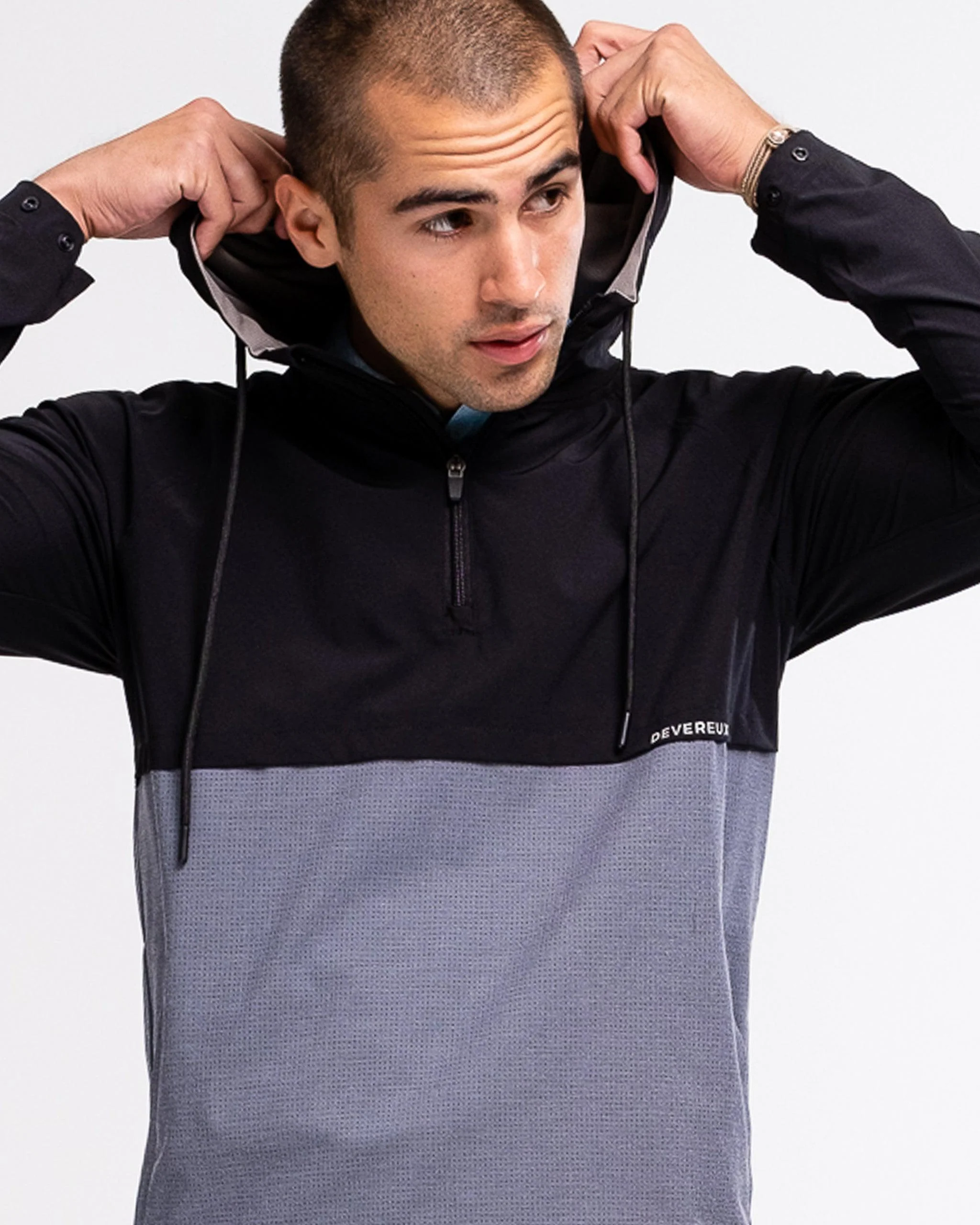 DVRX Anorak Hoodie - Black - Image 10