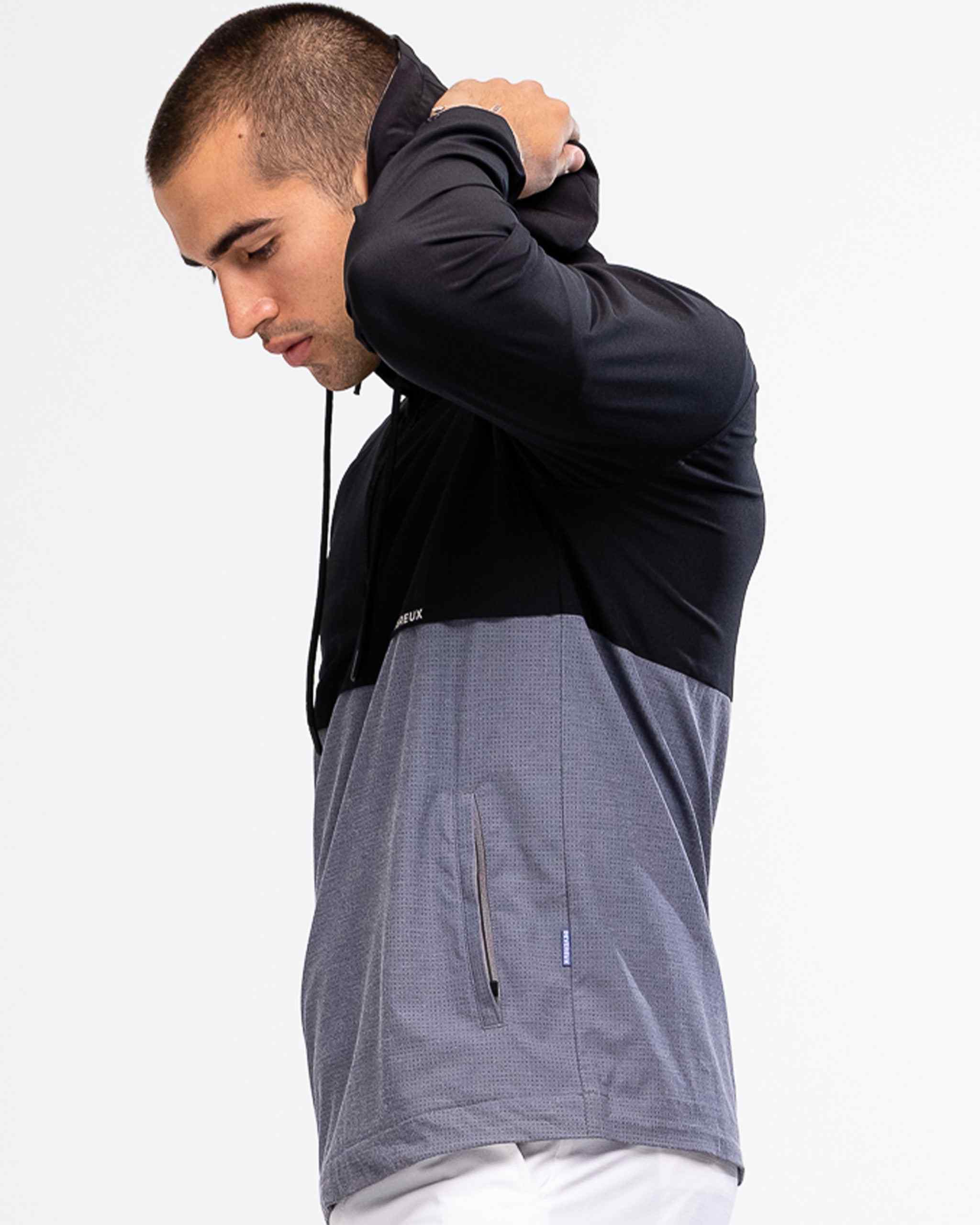 DVRX Anorak Hoodie - Black - Image 5