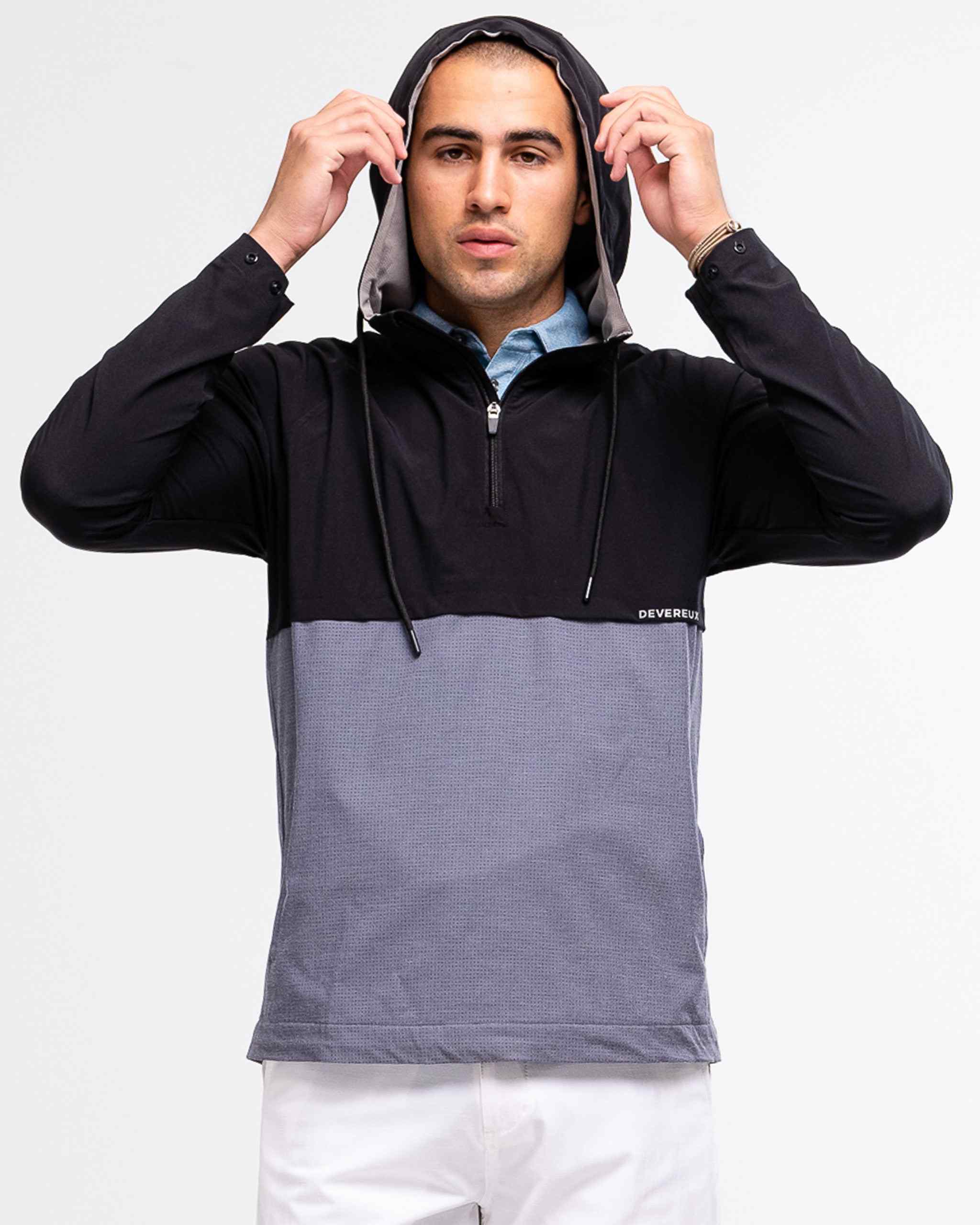 DVRX Anorak Hoodie - Black - Image 9
