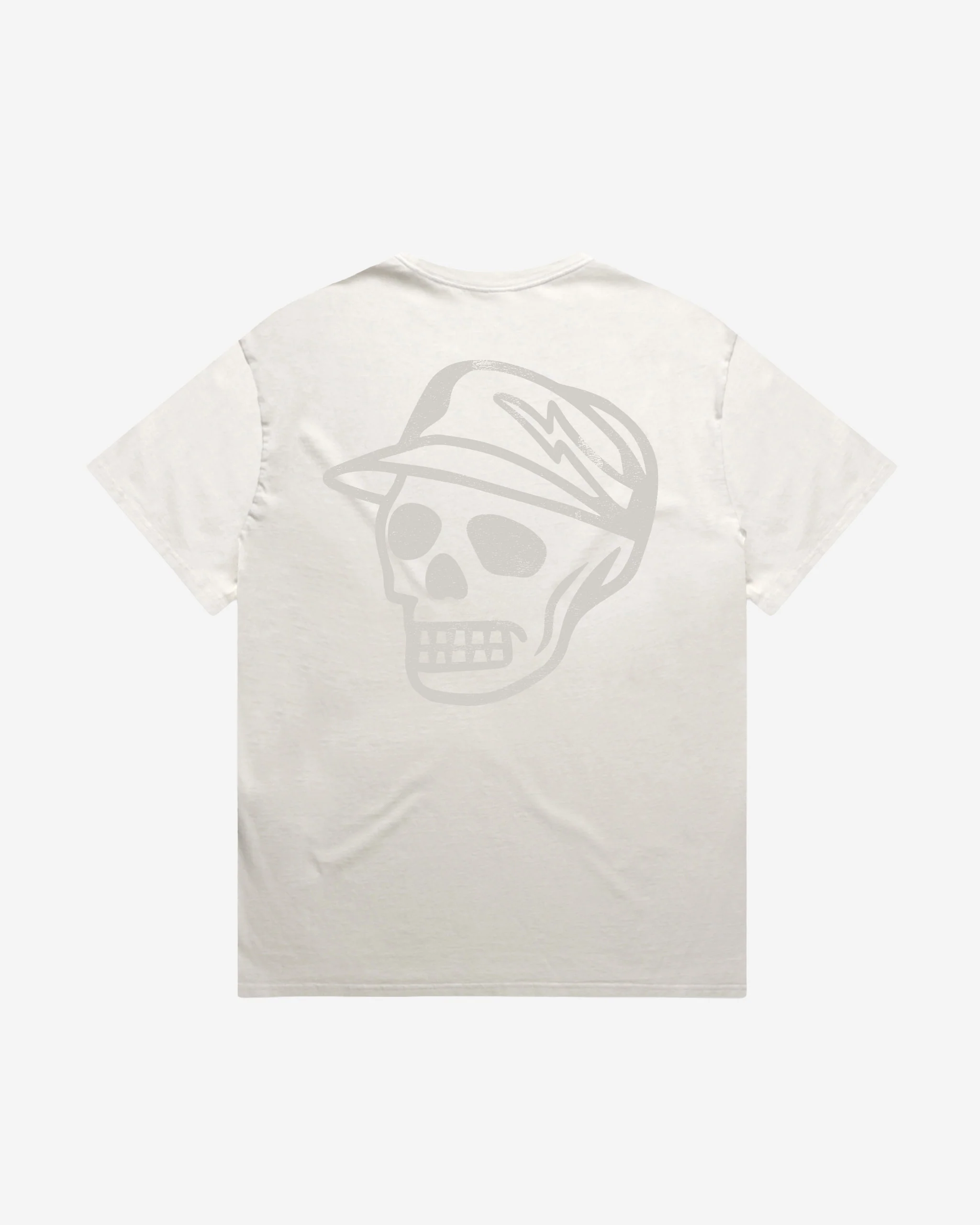 Faded Skull Caddie Tee - Faded Bone