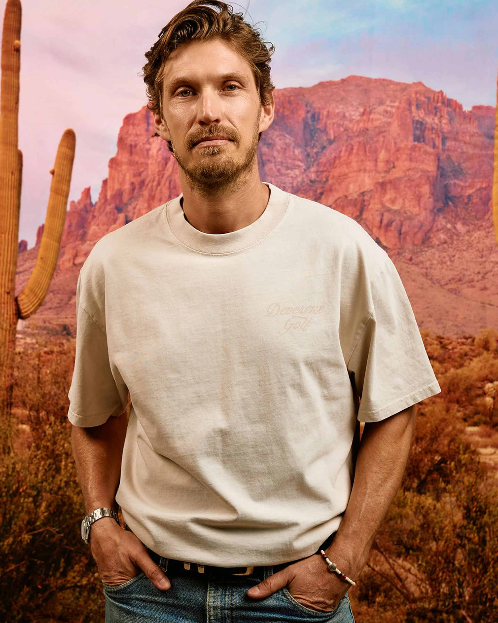 Faded Skull Caddie Tee - Faded Bone - Image 2