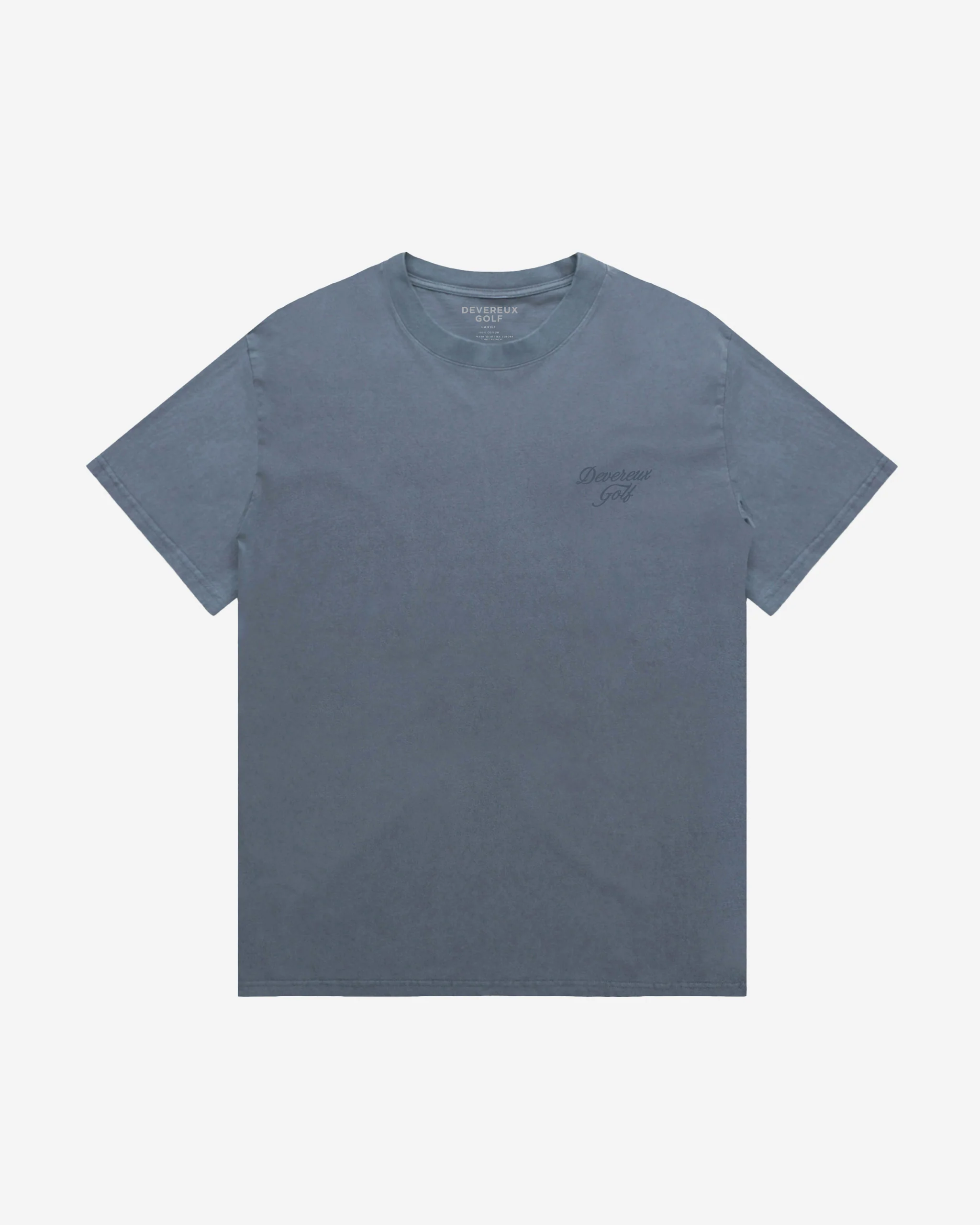 Faded Skull Caddie Tee -  Faded Indigo - Image 7