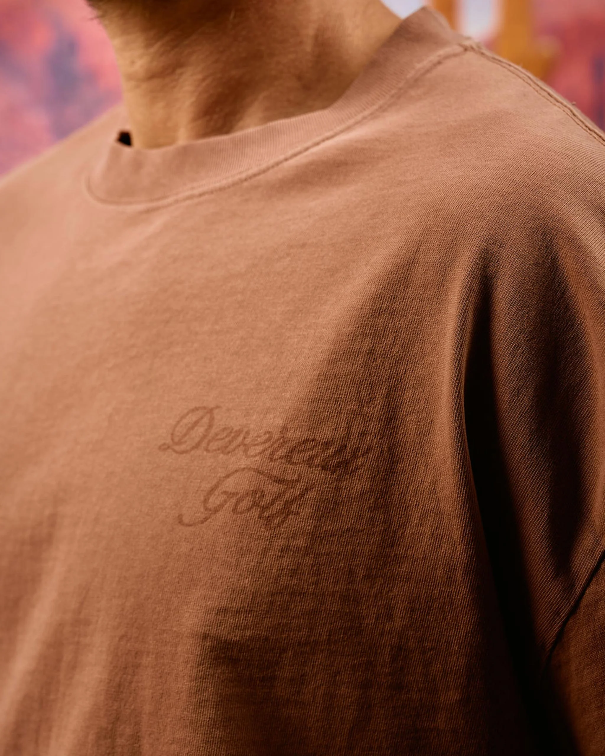 Faded Skull Caddie Tee - Faded Salmon - Image 3