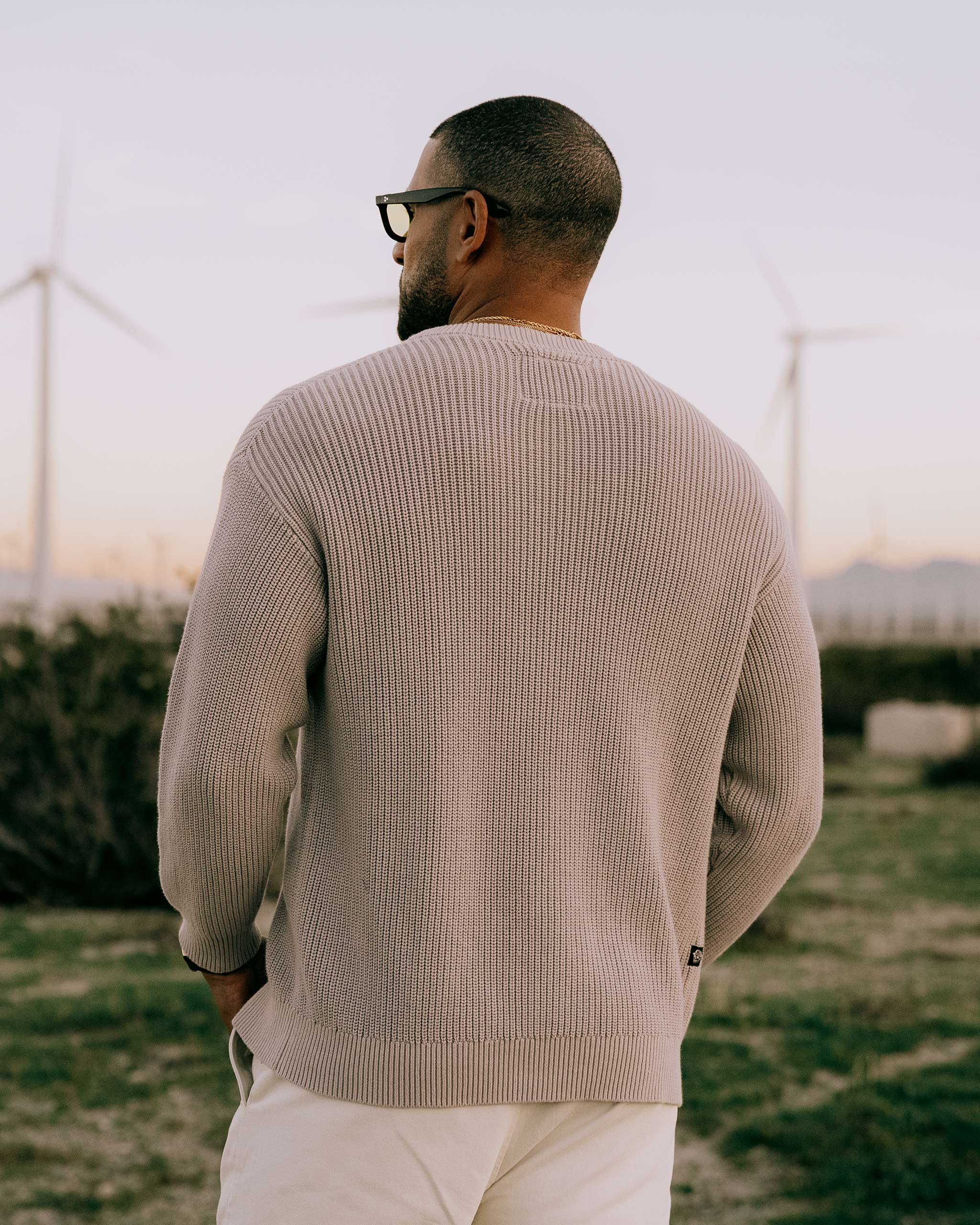 Fisherman Cardigan - Mineral - Image 4