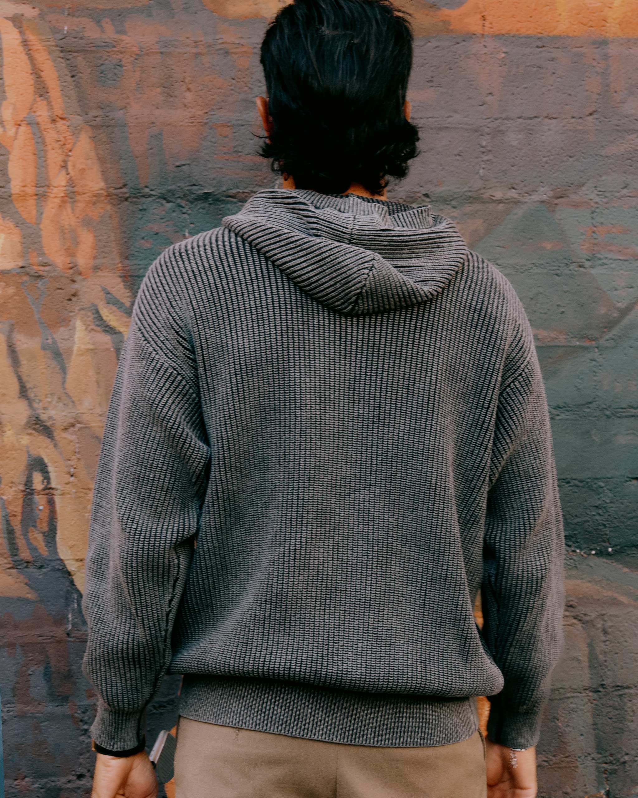 Fisherman Hoodie - Coal - Image 10