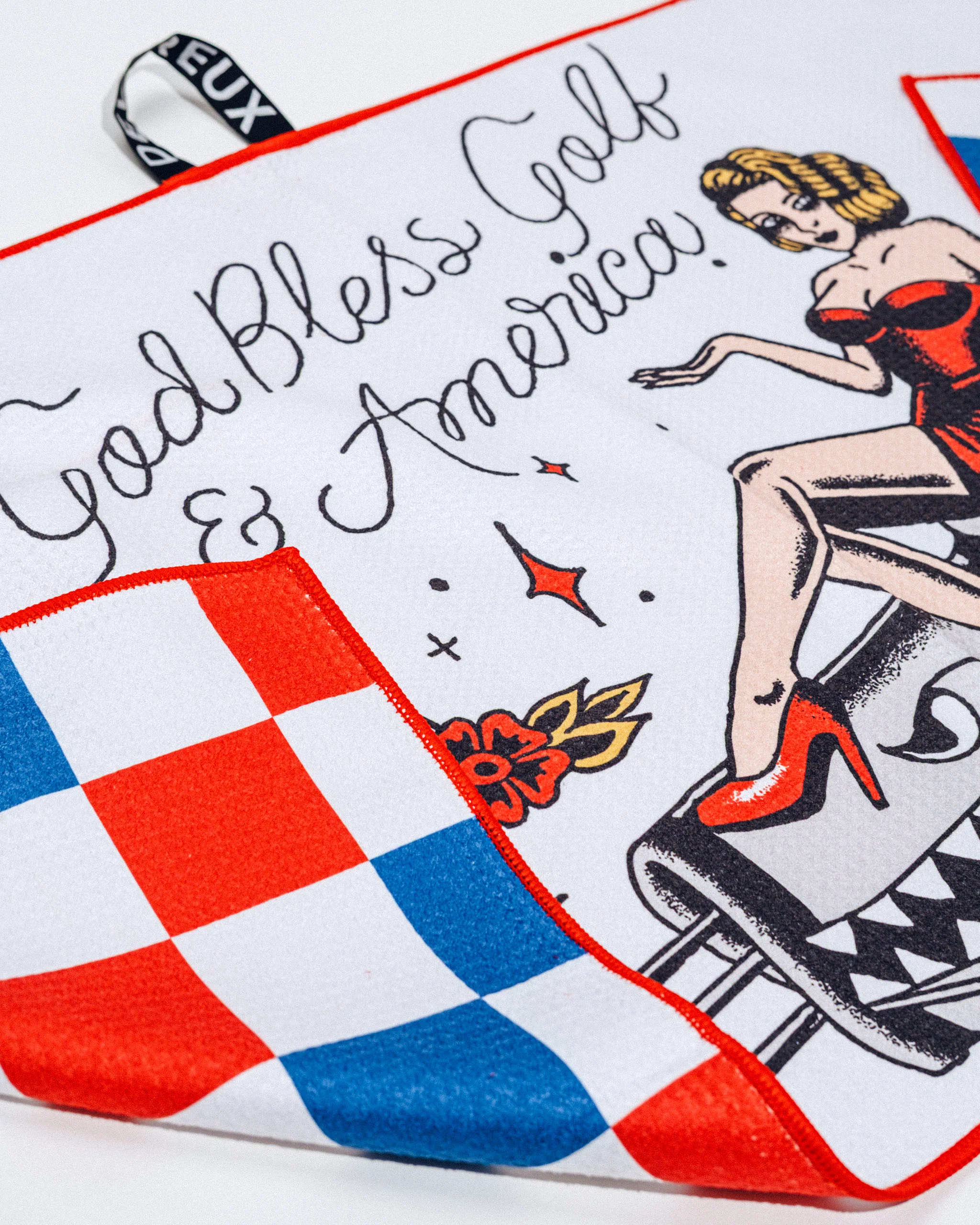 God Bless America Towel - Red / White / Blue - Image 4