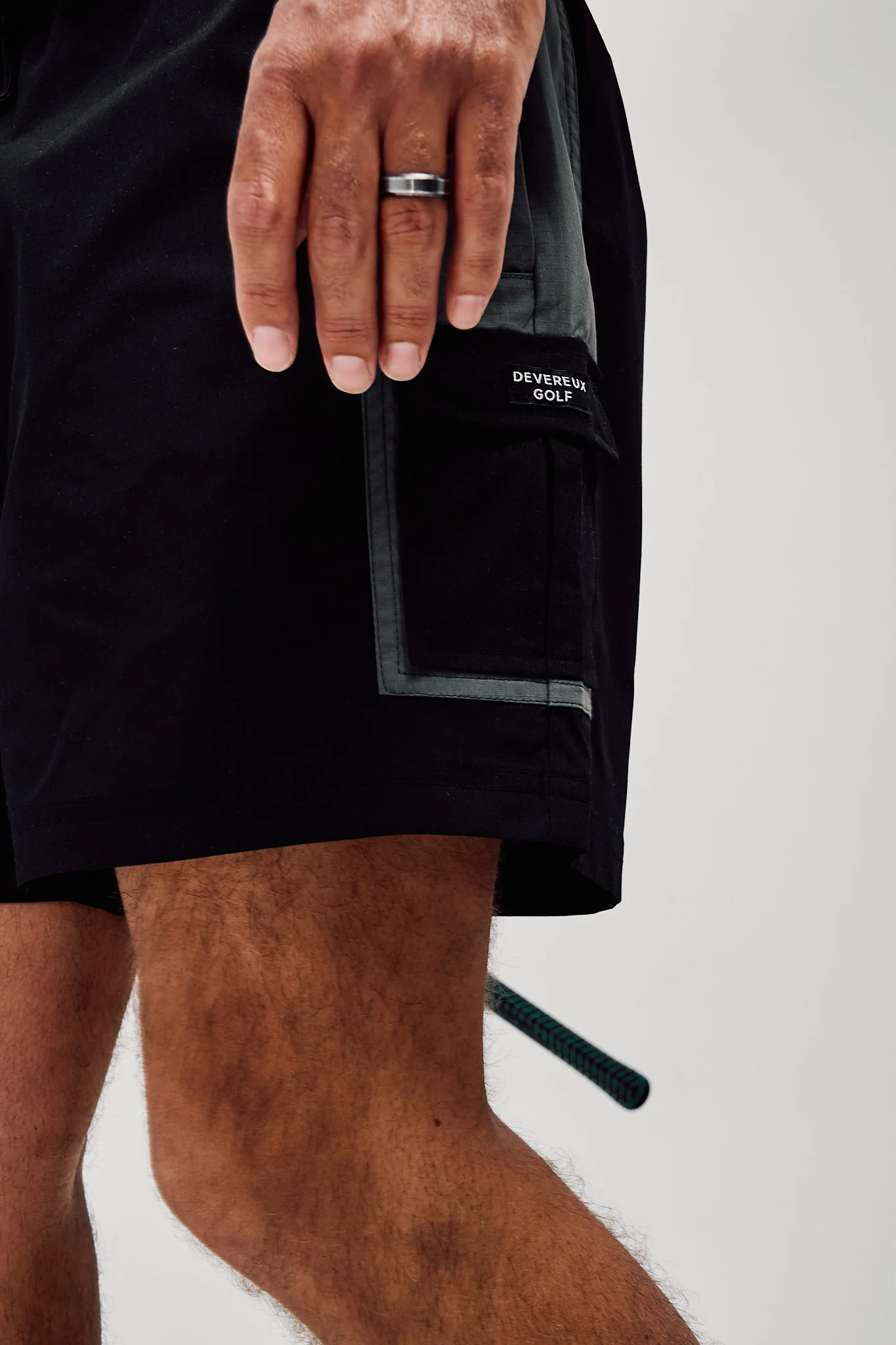 Golf Mesh Short - Black - Image 3