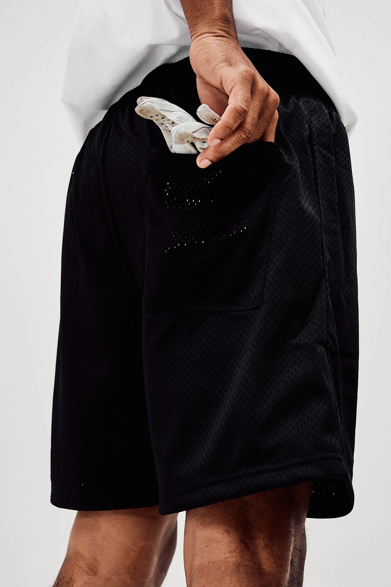 Golf Mesh Short - Black - Image 4