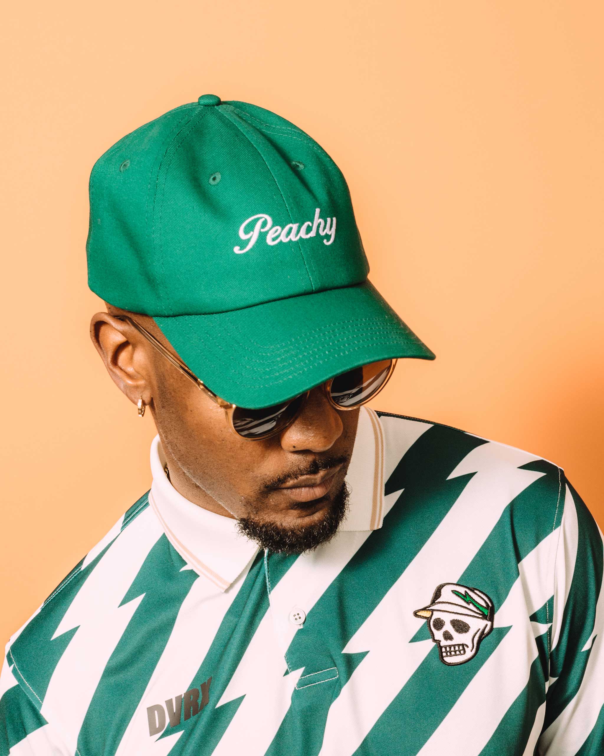 Peachy Dad Hat - Green - Image 3