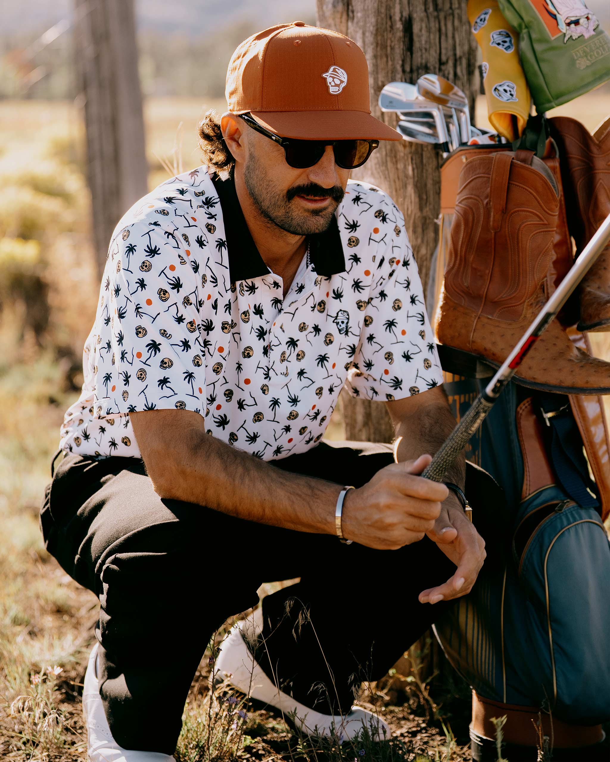 High Noon Polo - Skull Palm Print - Image 5