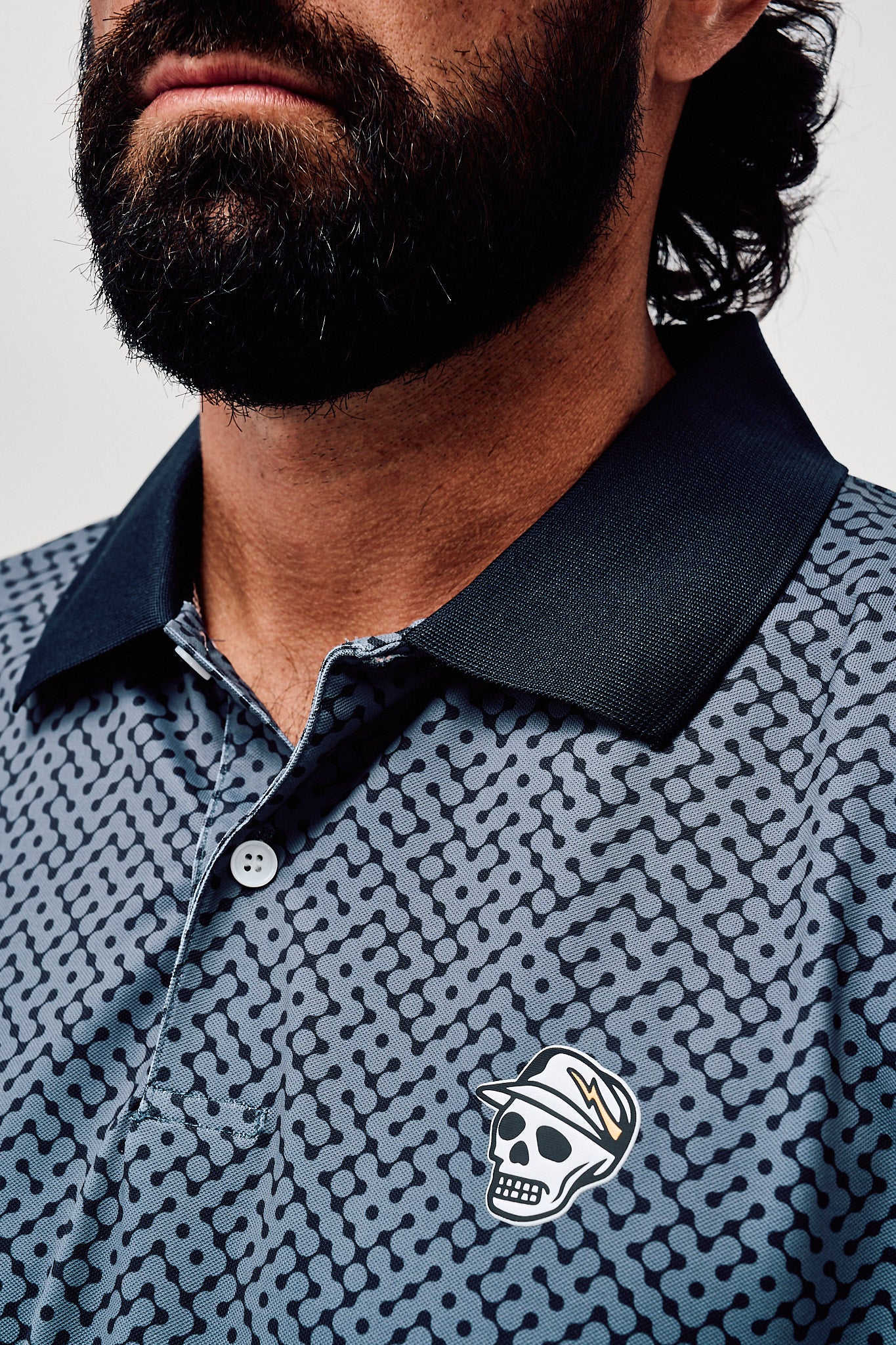 Labyrinth Polo - Navy / Western Sky - Image 4