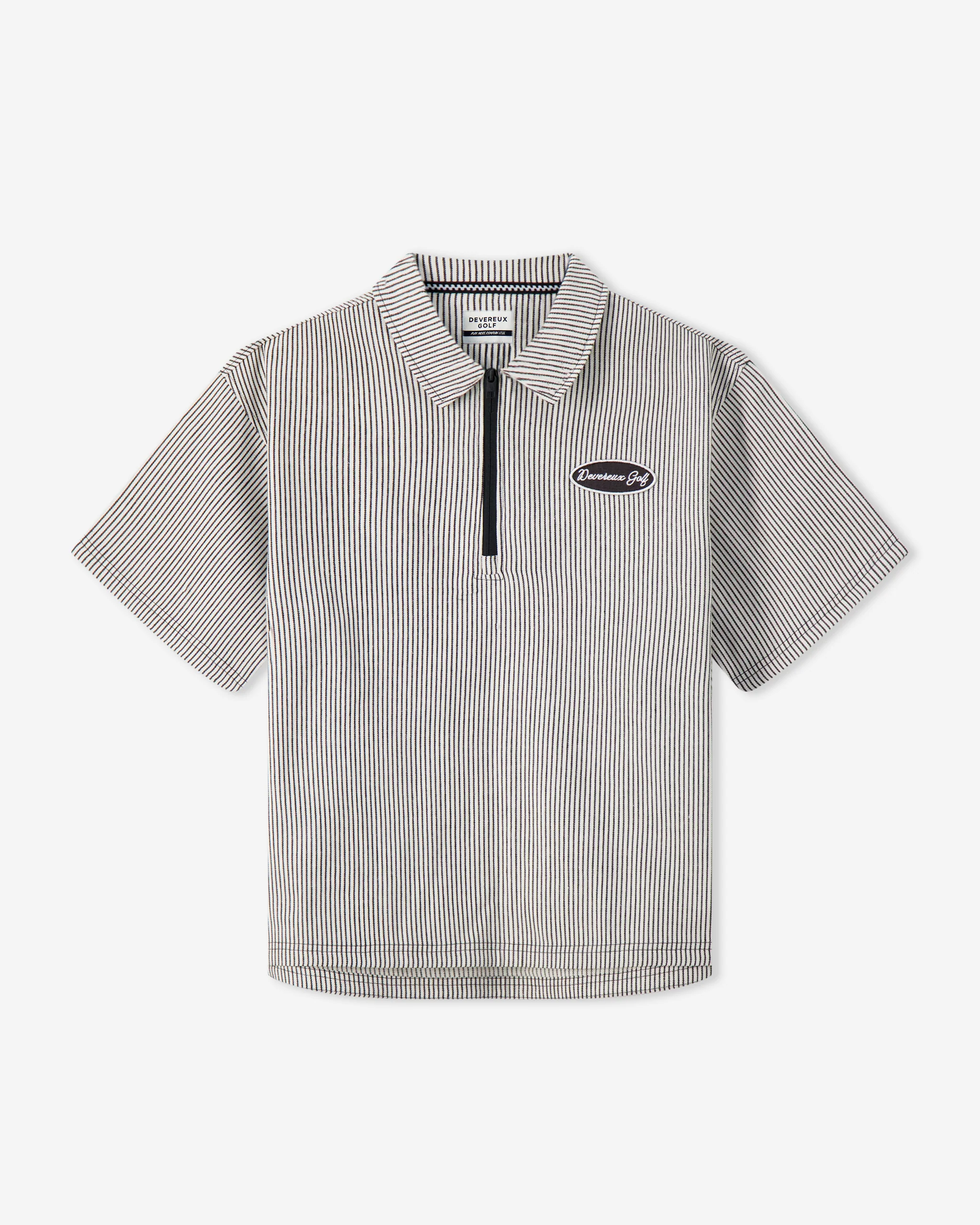 Mechanic QTR Zip - Faded Black Pinstripe