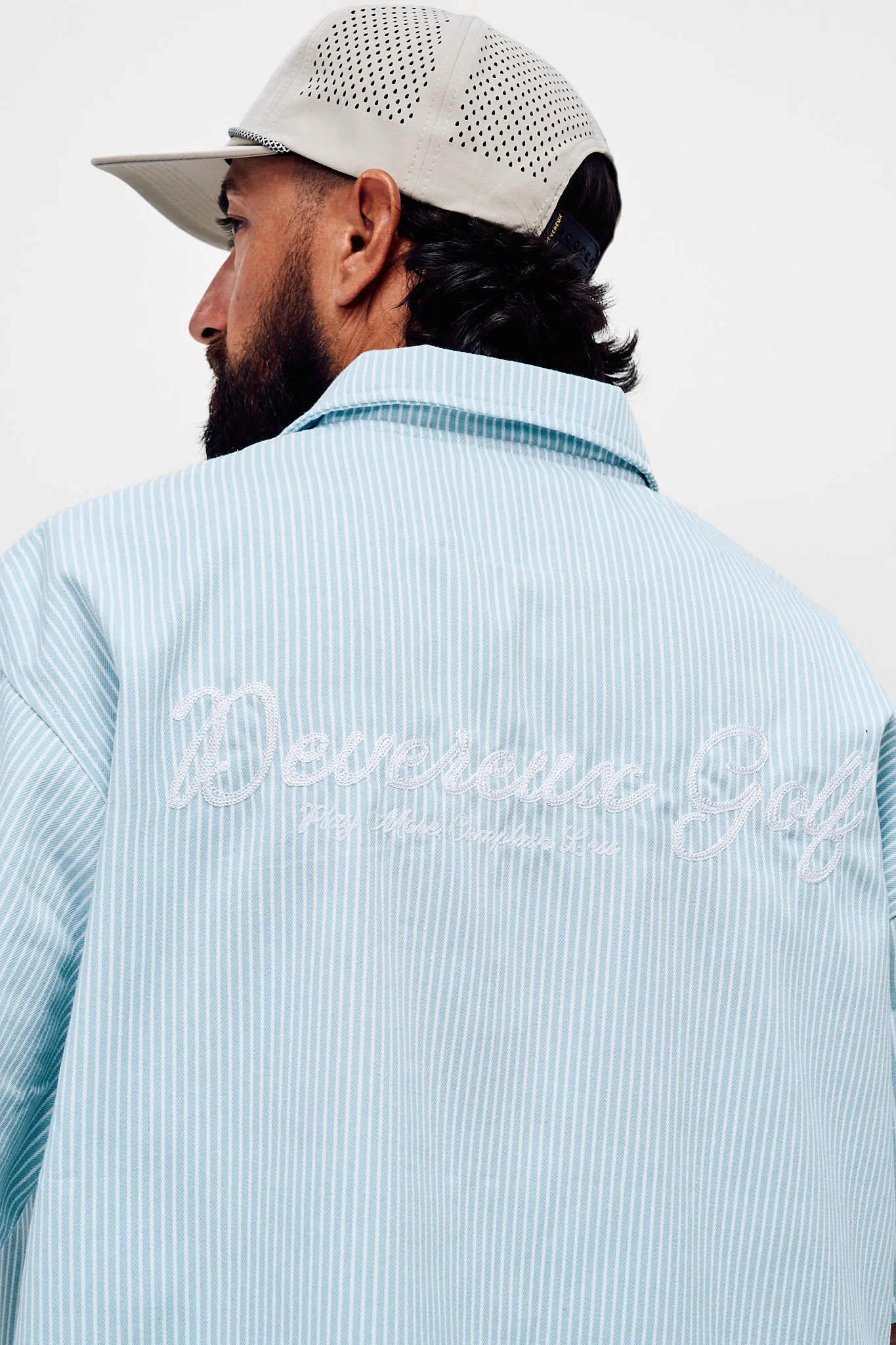 Mechanic QTR Zip - Marine Layer Pinstripe - Image 3