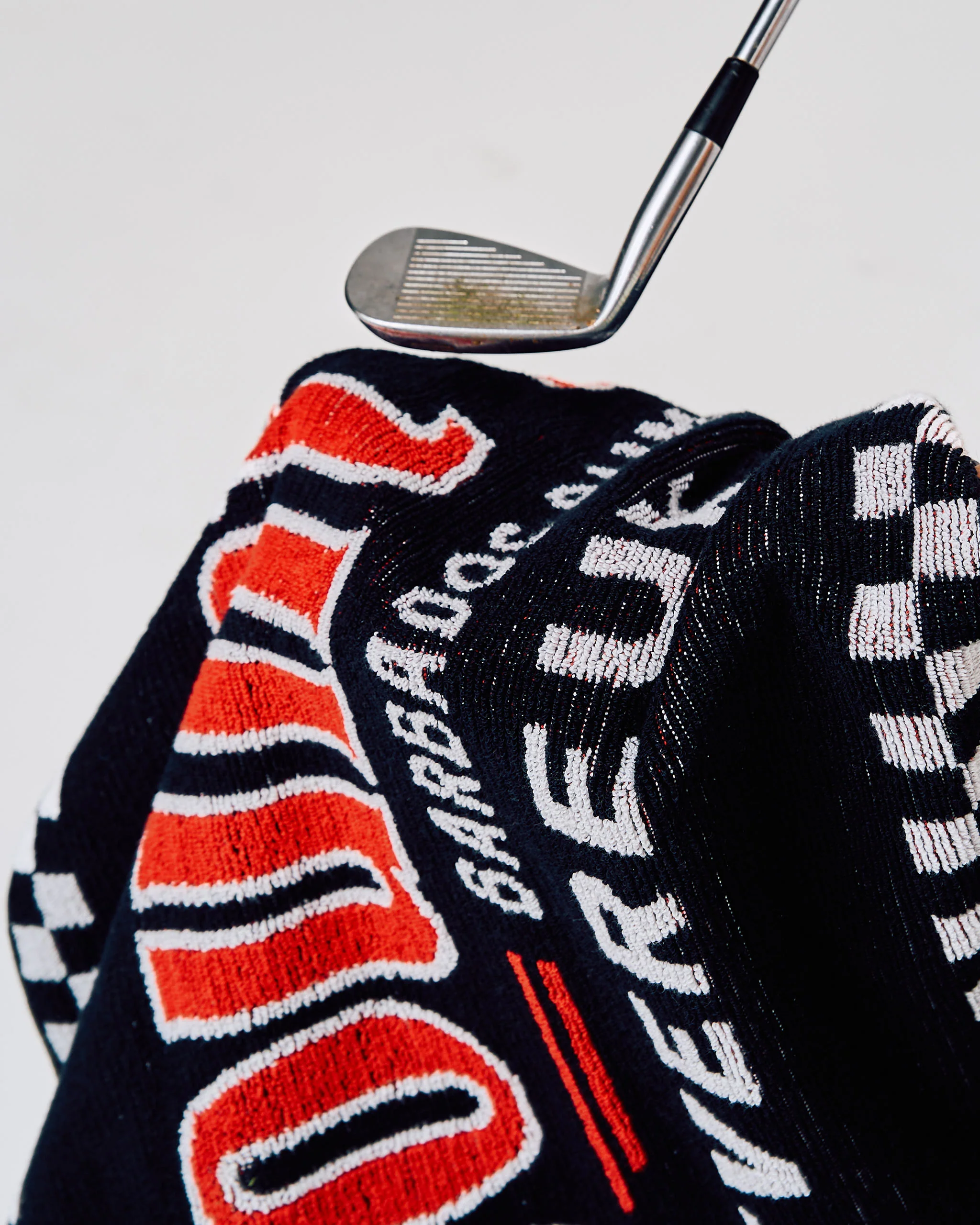 Mount Gay Golf Towel - Black / White - Image 5