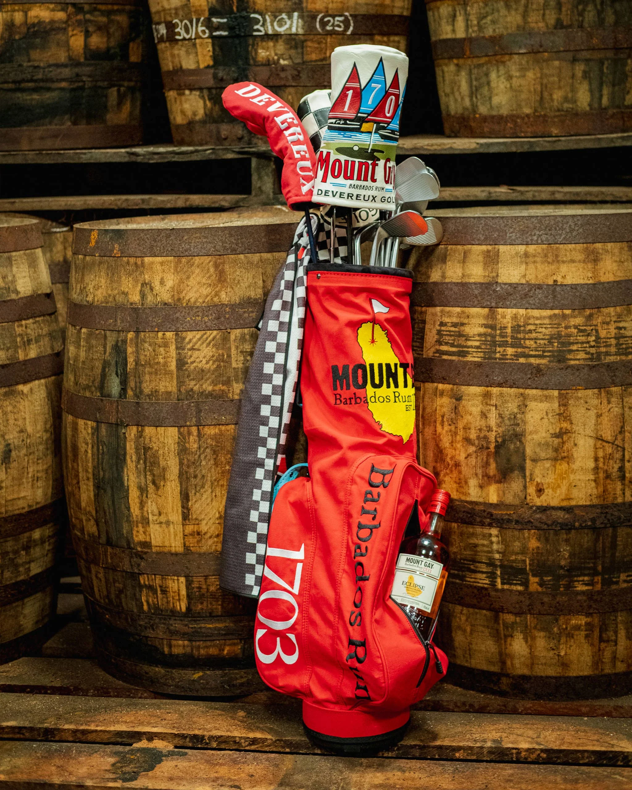 Mount Gay Sunday Bag - Red - Image 5