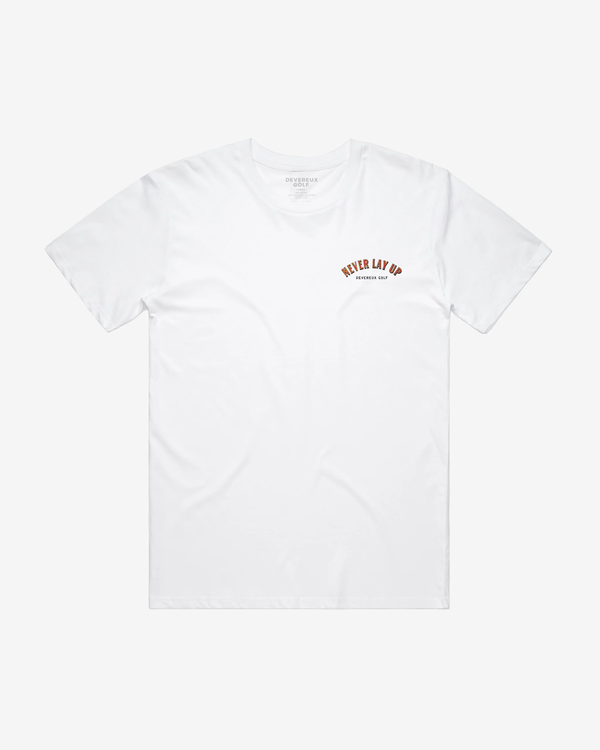 Never Lay Up Tee - White - Image 3
