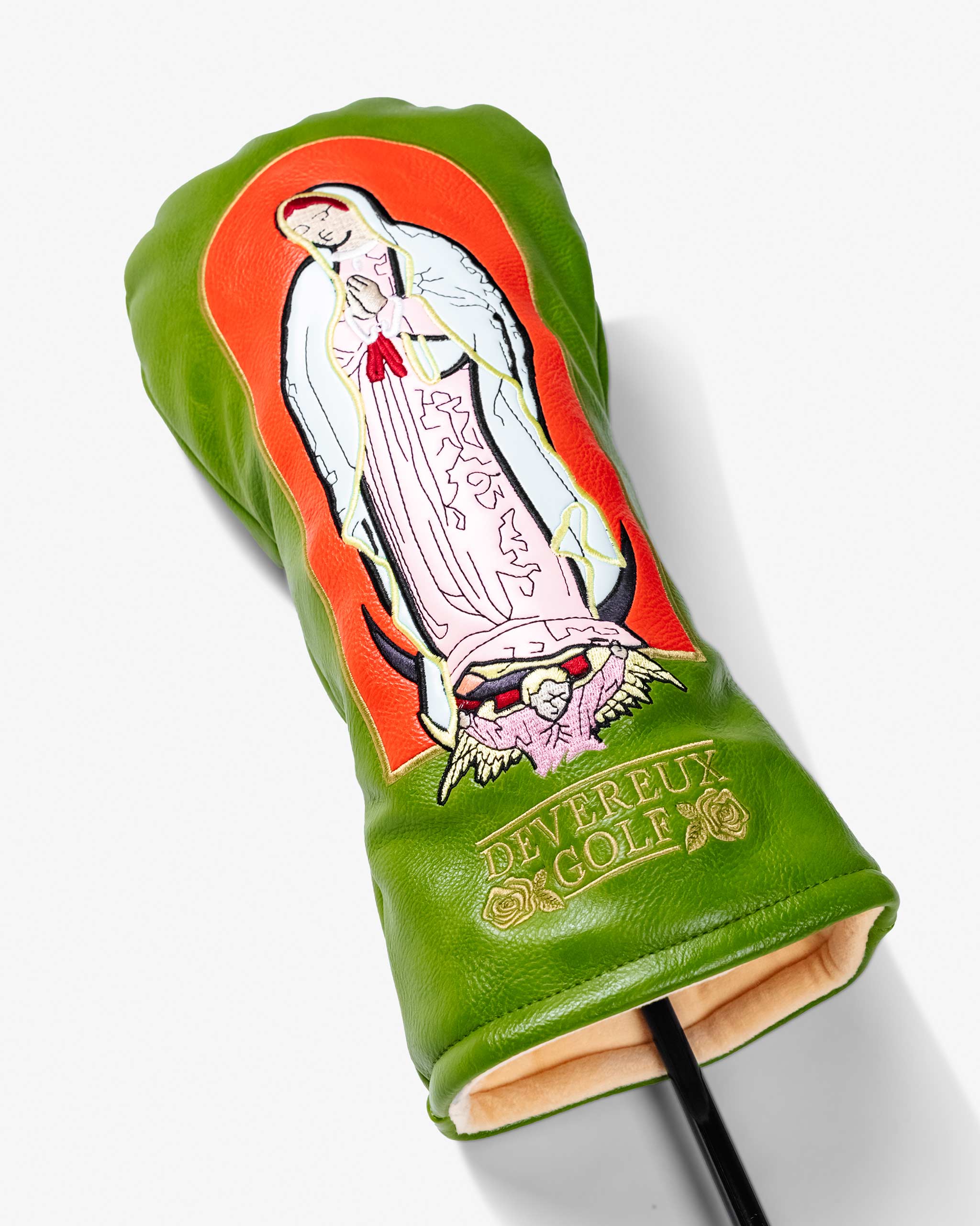 Our Lady of Guadalupe Driver Cover - Green - Image 5