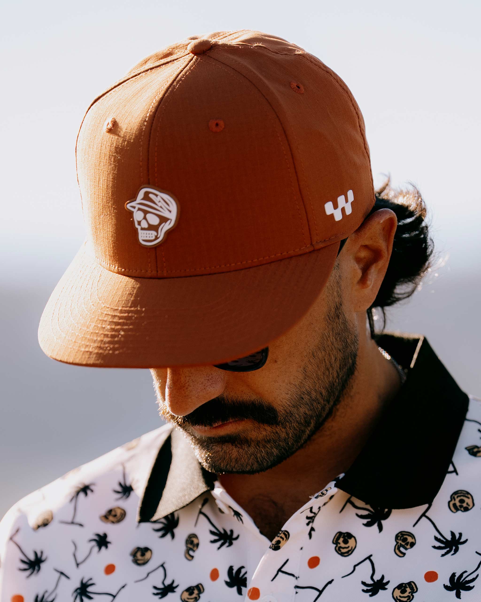 Players Skull Caddie Hat - Clay - Image 3