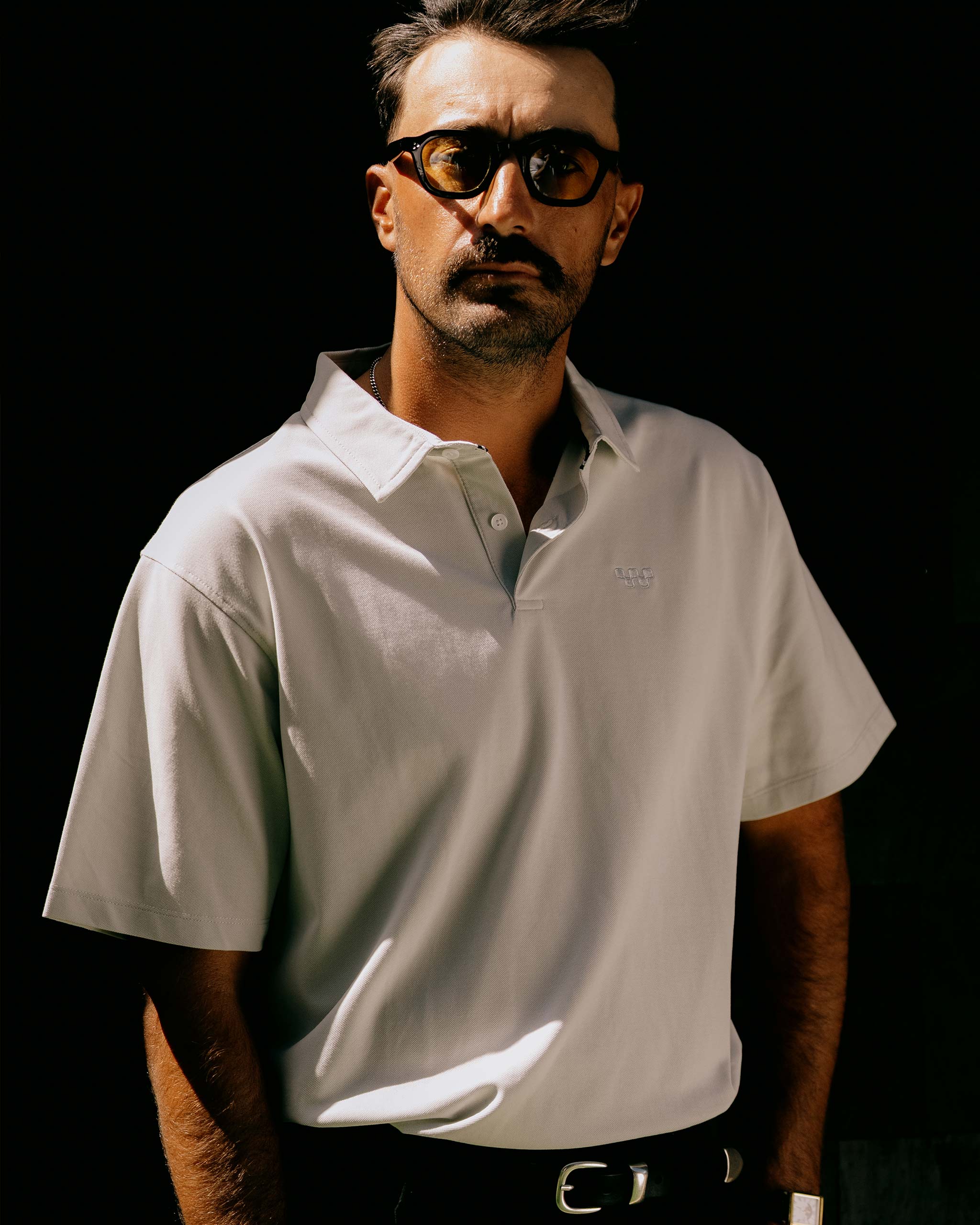 Pro Shop Essential Polo - Light Grey - Image 3