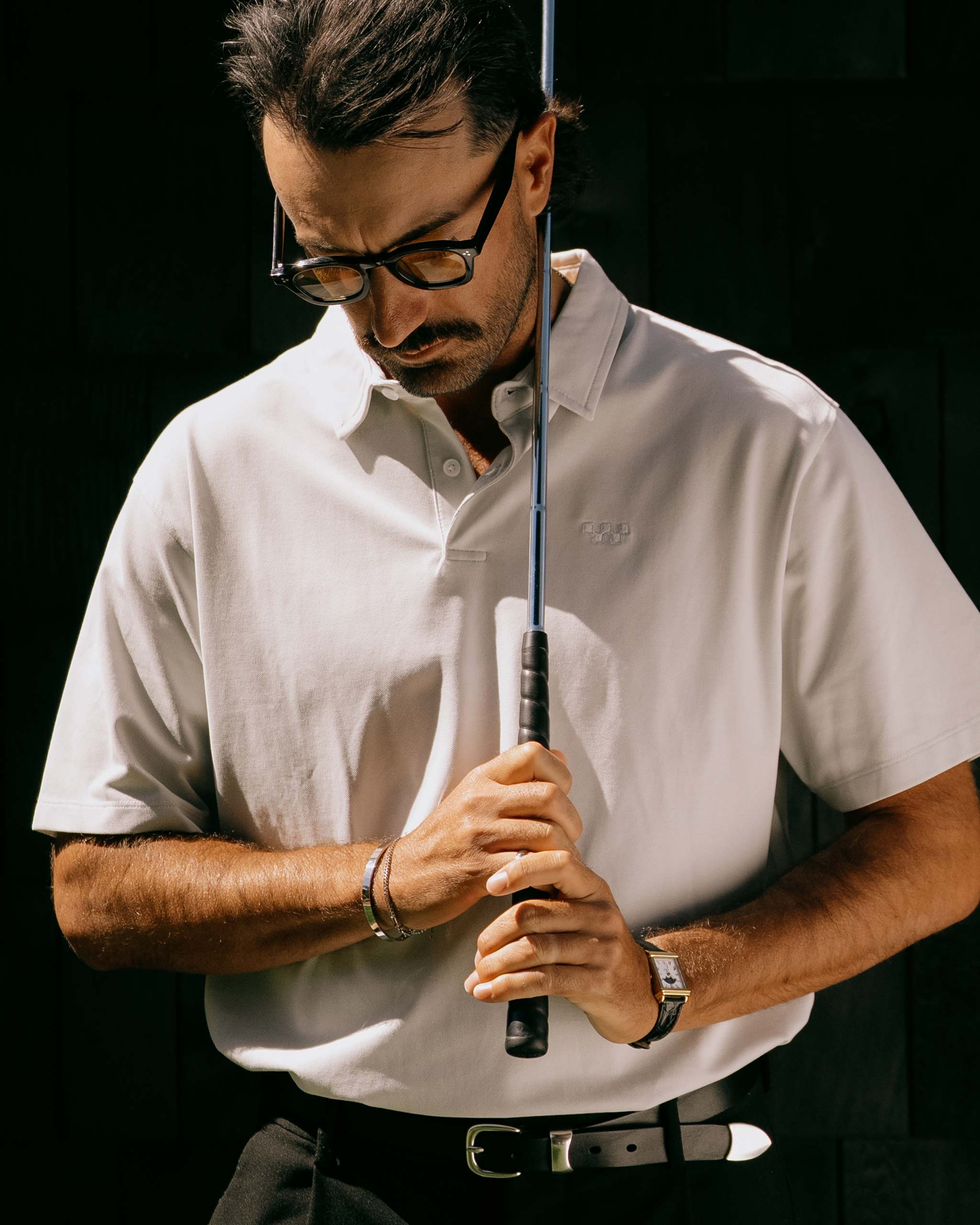 Pro Shop Essential Polo - Light Grey - Image 4