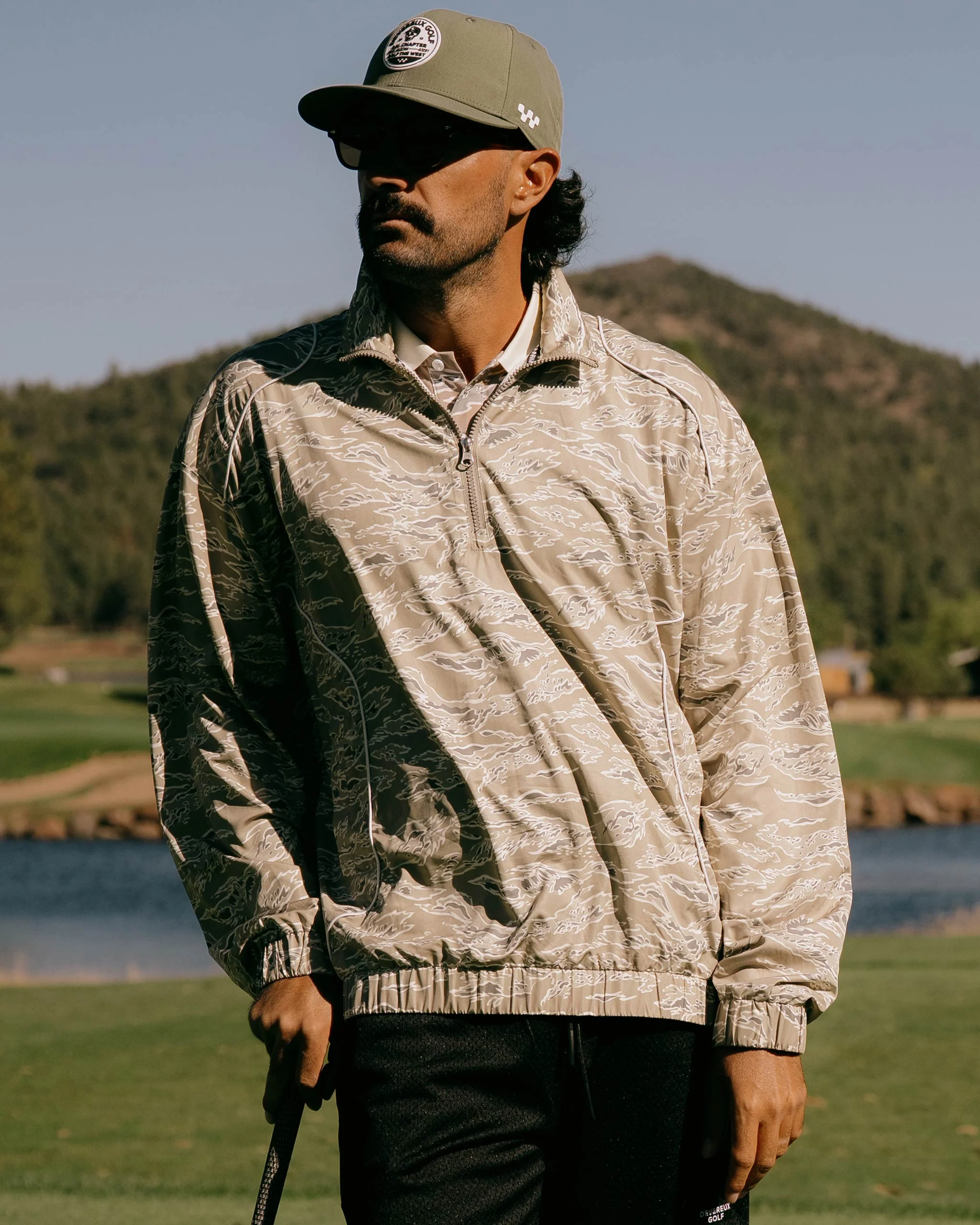 Pullover Piped QTR ZIP - Tiger Camo - Image 6