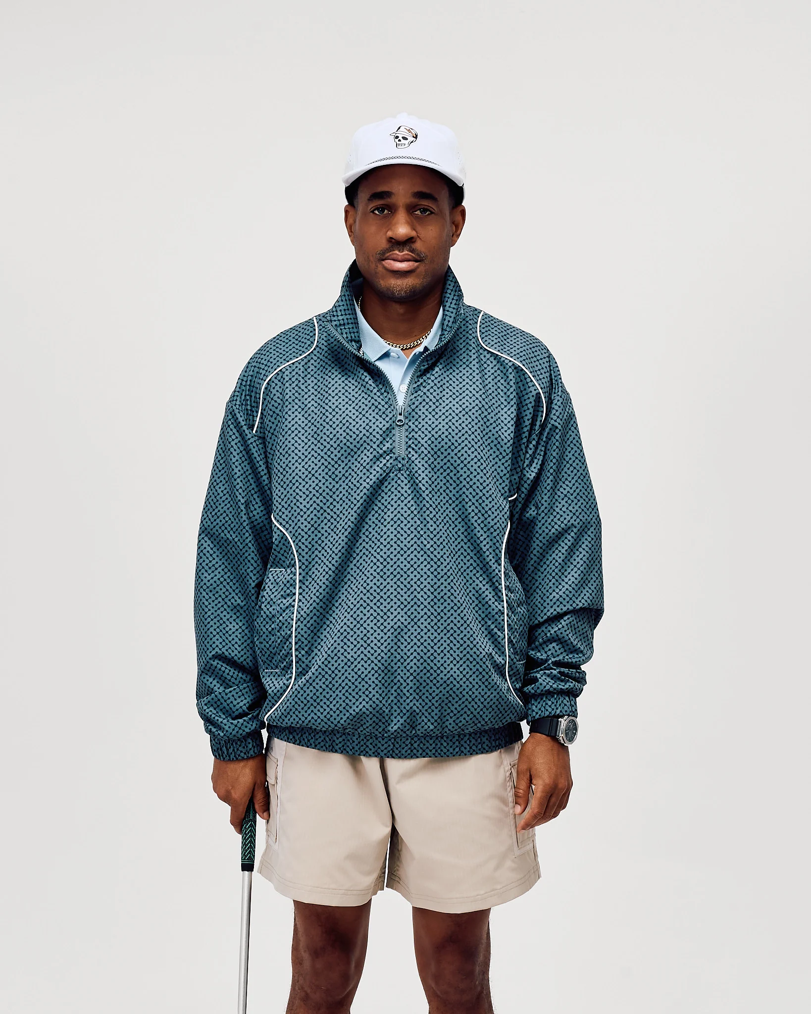 Pullover Piped QTR Zip - Western Sky Labyrinth - Image 3