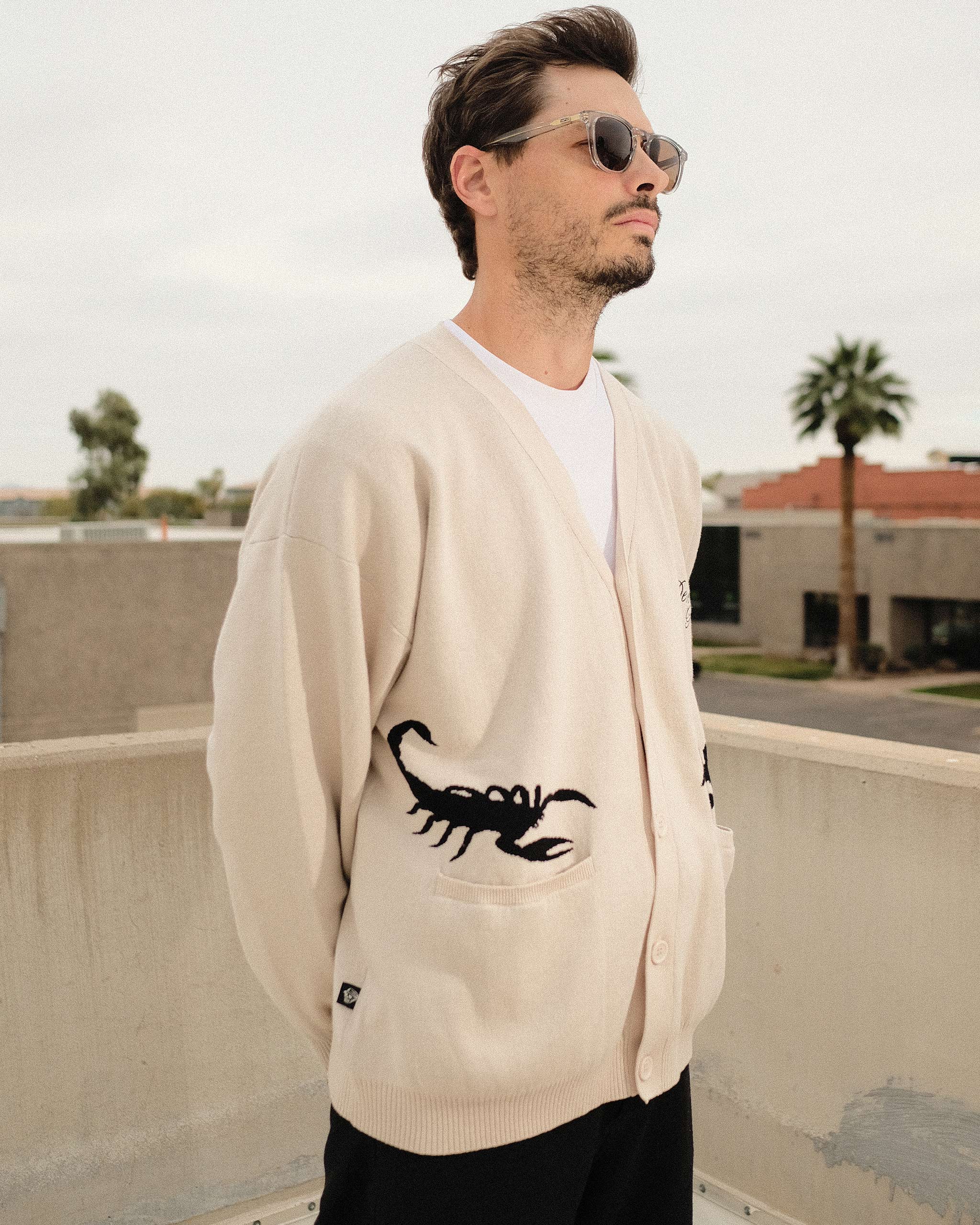 Scorpion Cardigan - Oat - Image 5