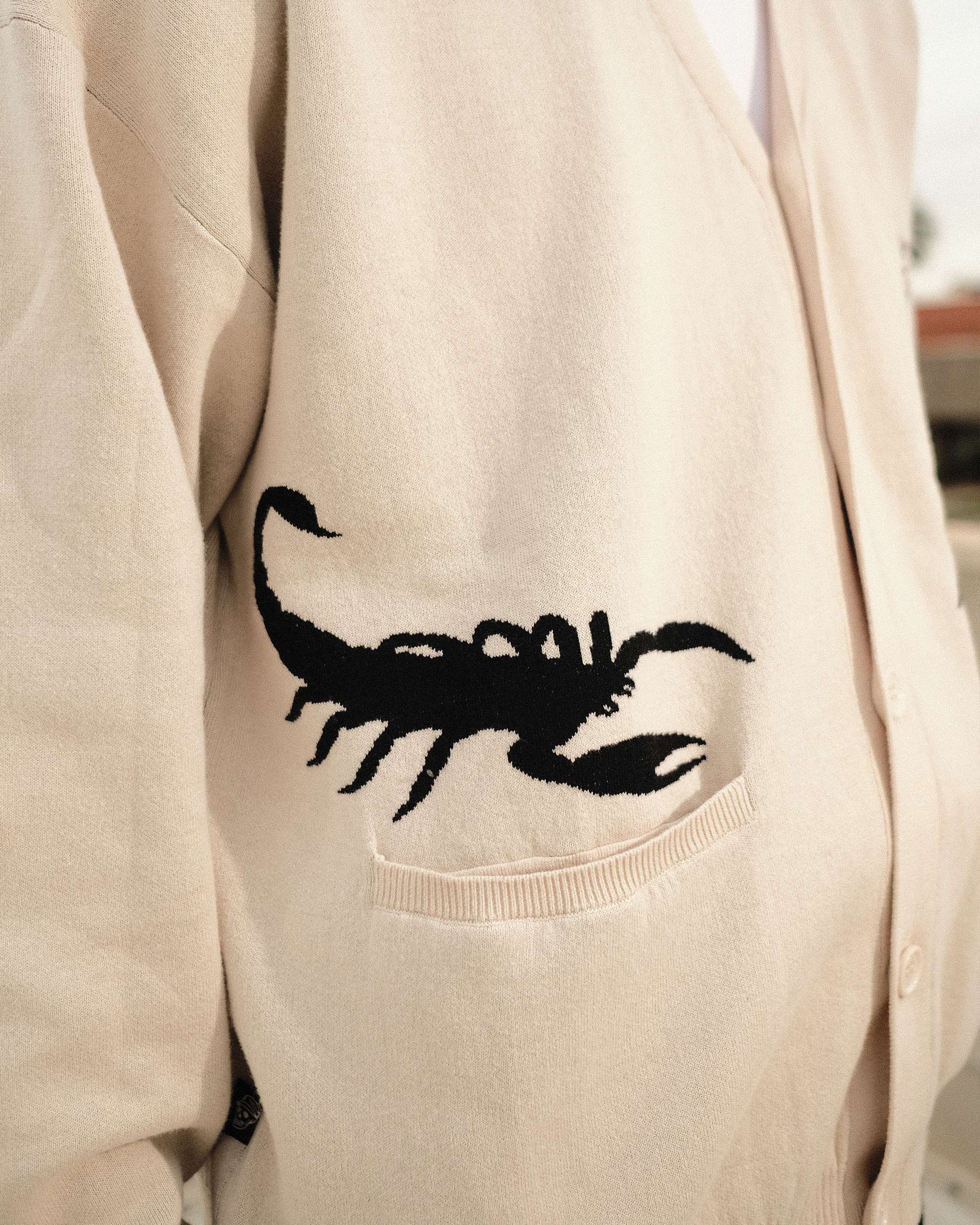 Scorpion Cardigan - Oat - Image 7