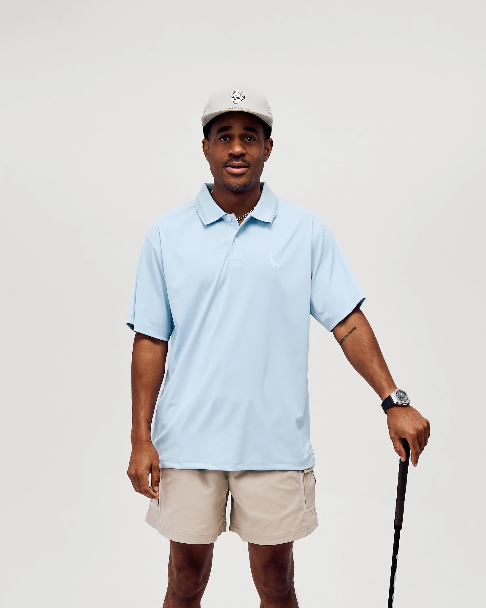 Scorpion Icon Polo - Western Sky Blue - Image 2