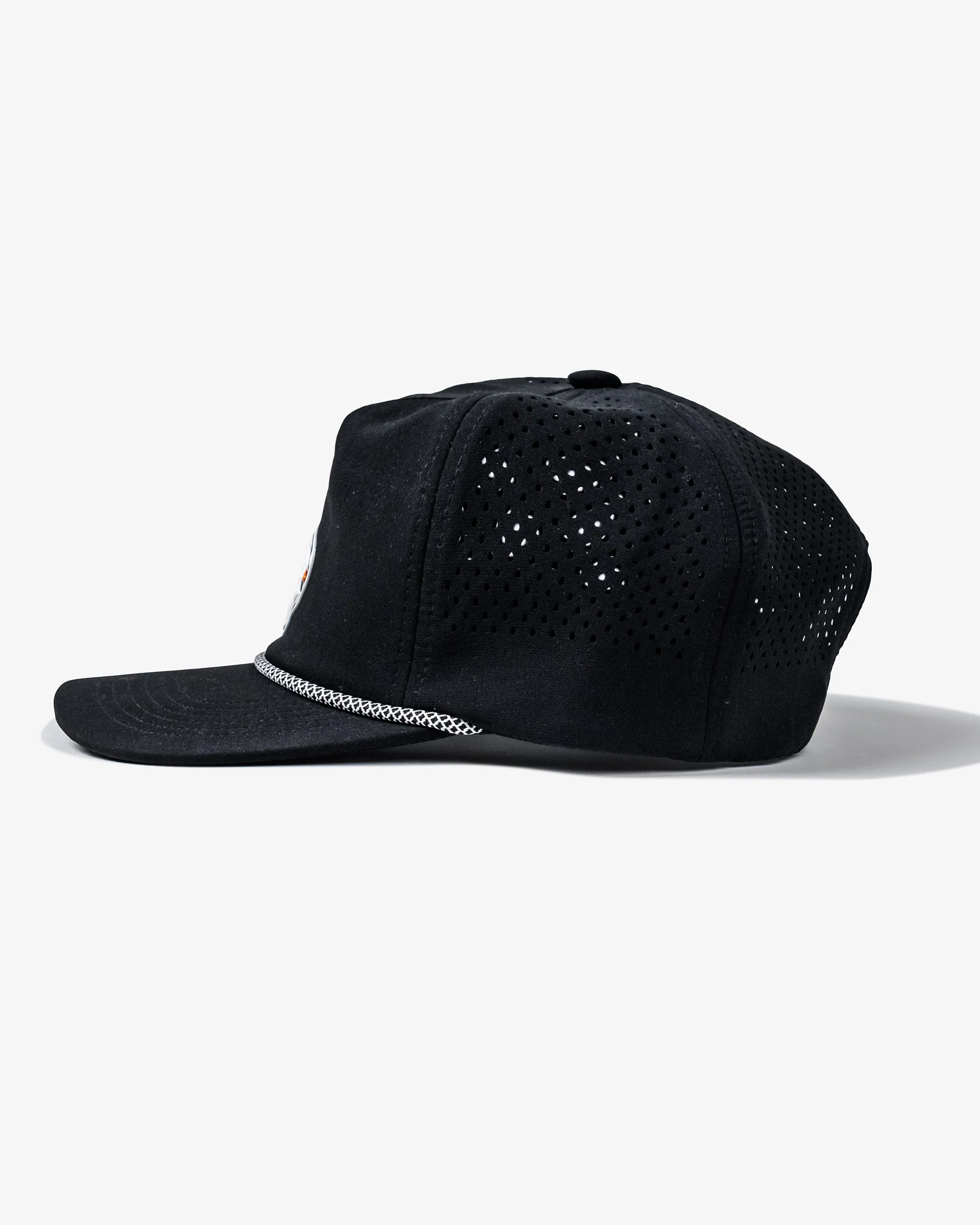 Skull Caddie Performance Rope Hat - Black - Image 4