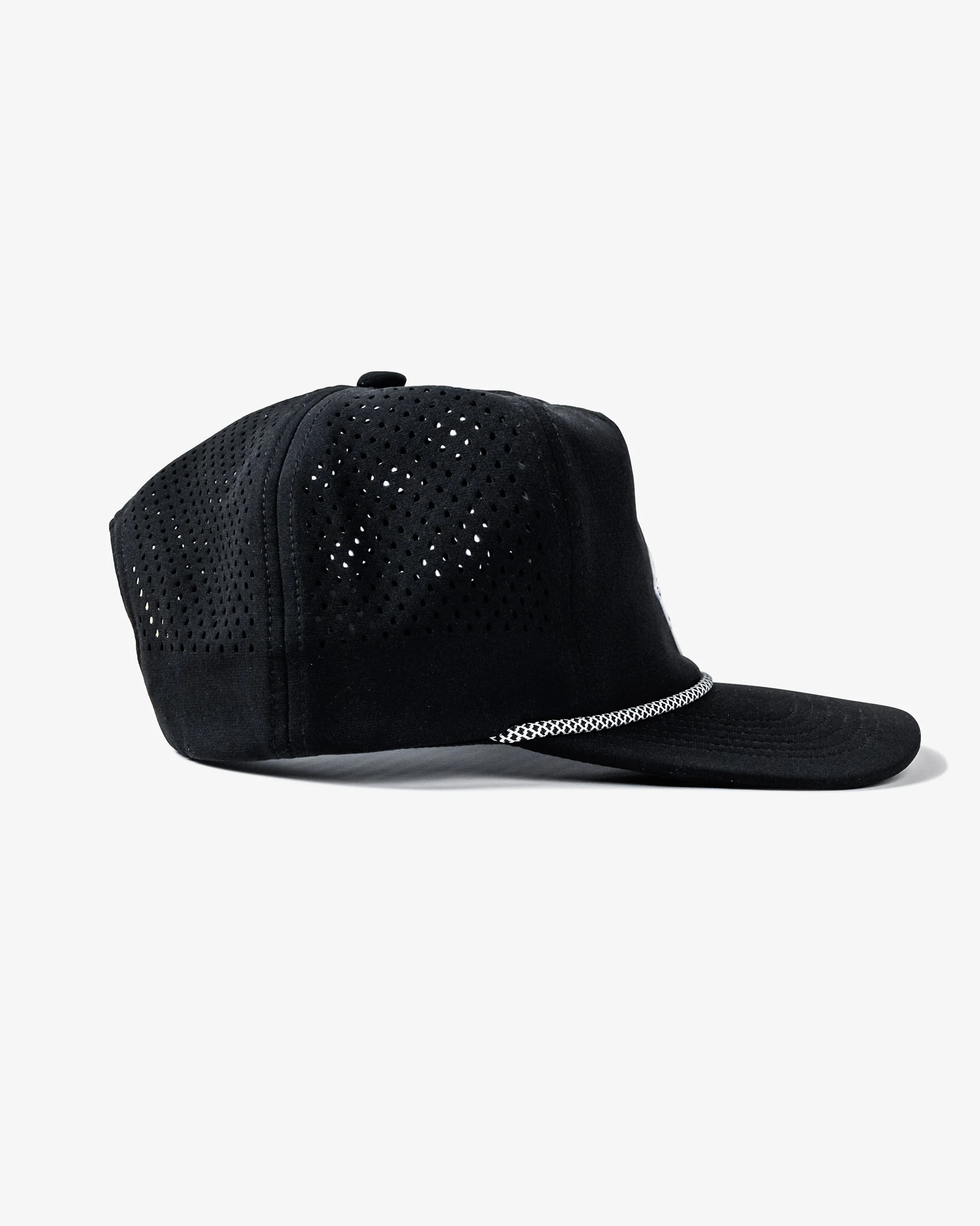 Skull Caddie Performance Rope Hat - Black - Image 5