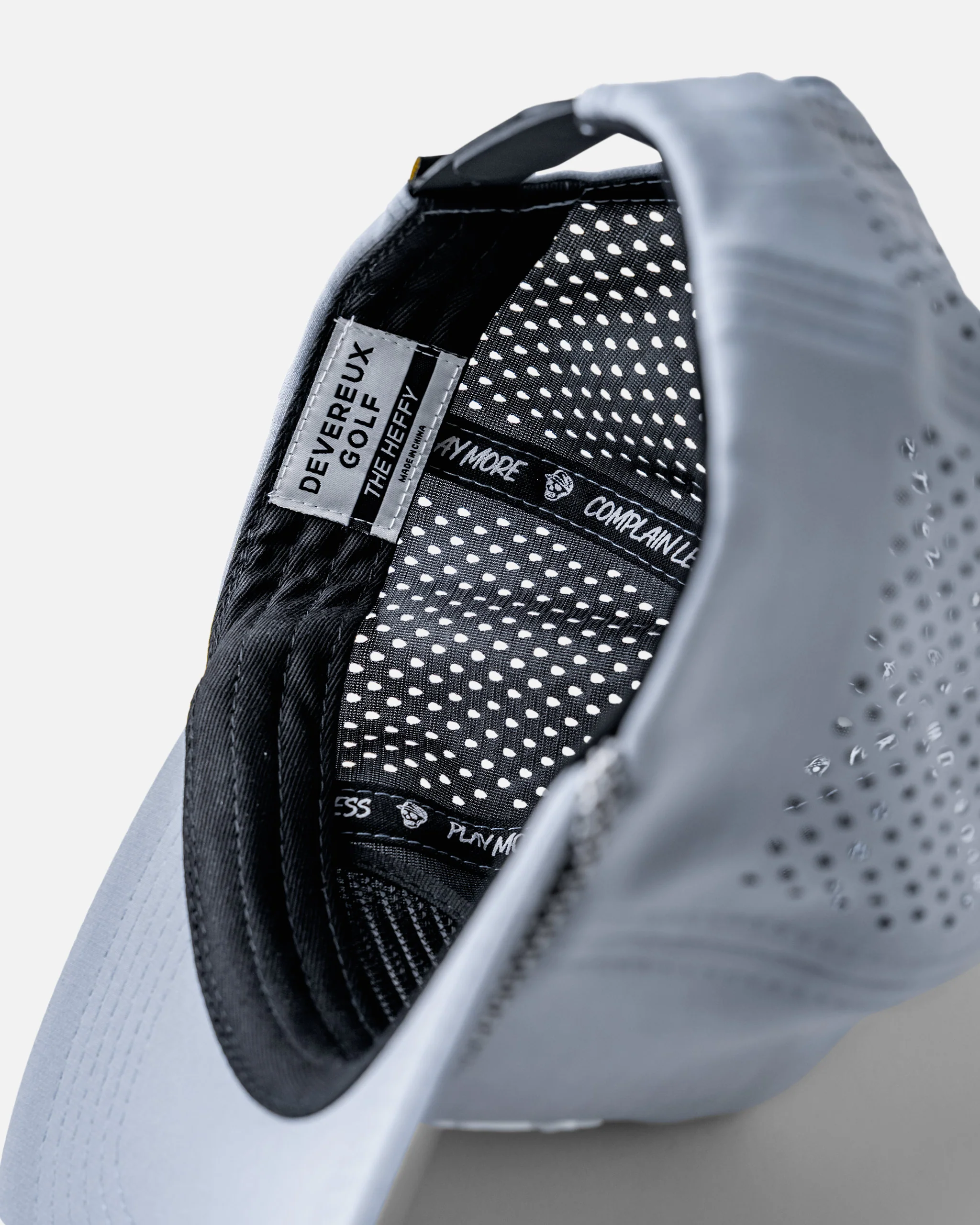 Skull Caddie Performance Rope Hat - Light Grey - Image 4