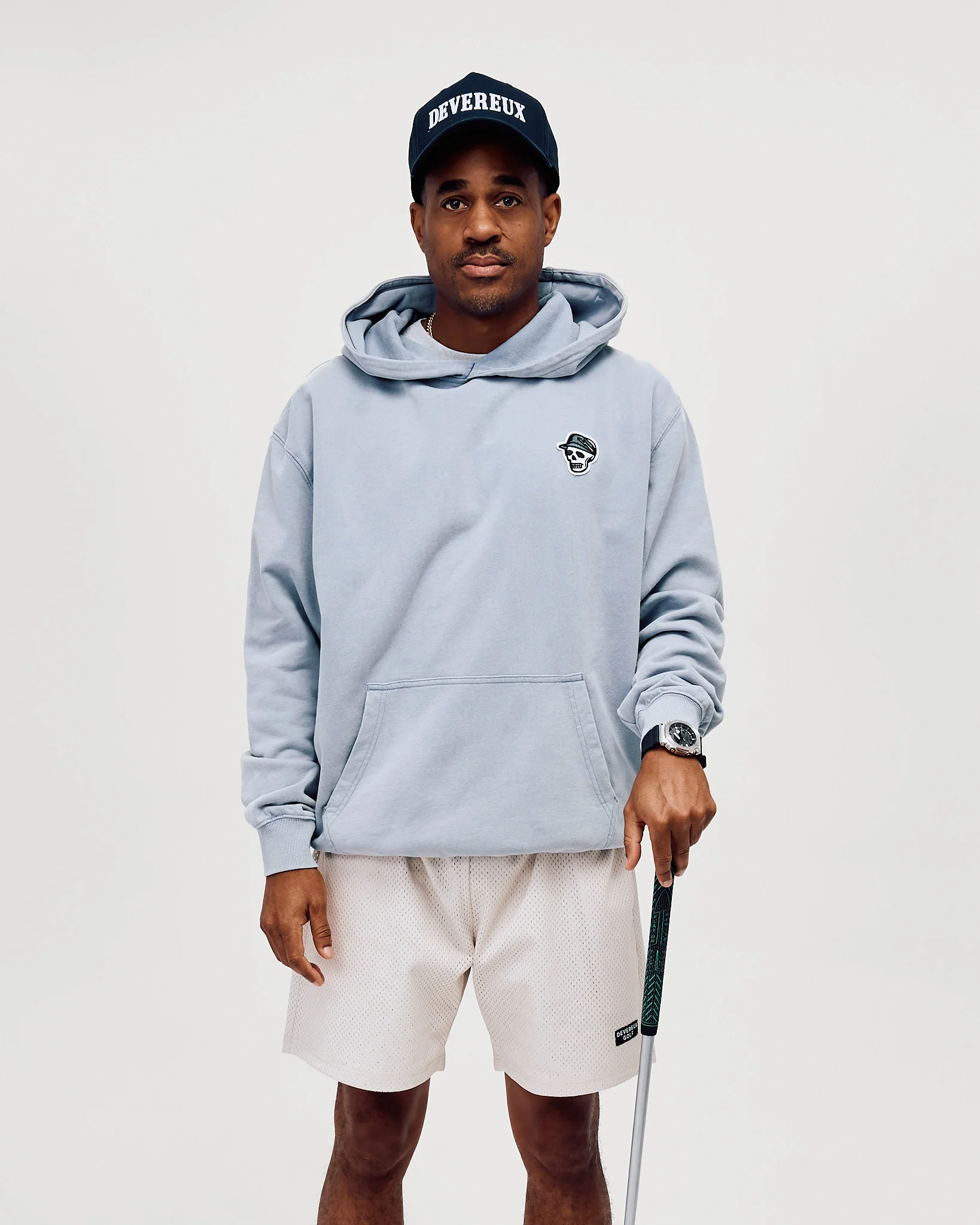 Skull Caddie Washed Hoodie - Marine Layer - Image 6