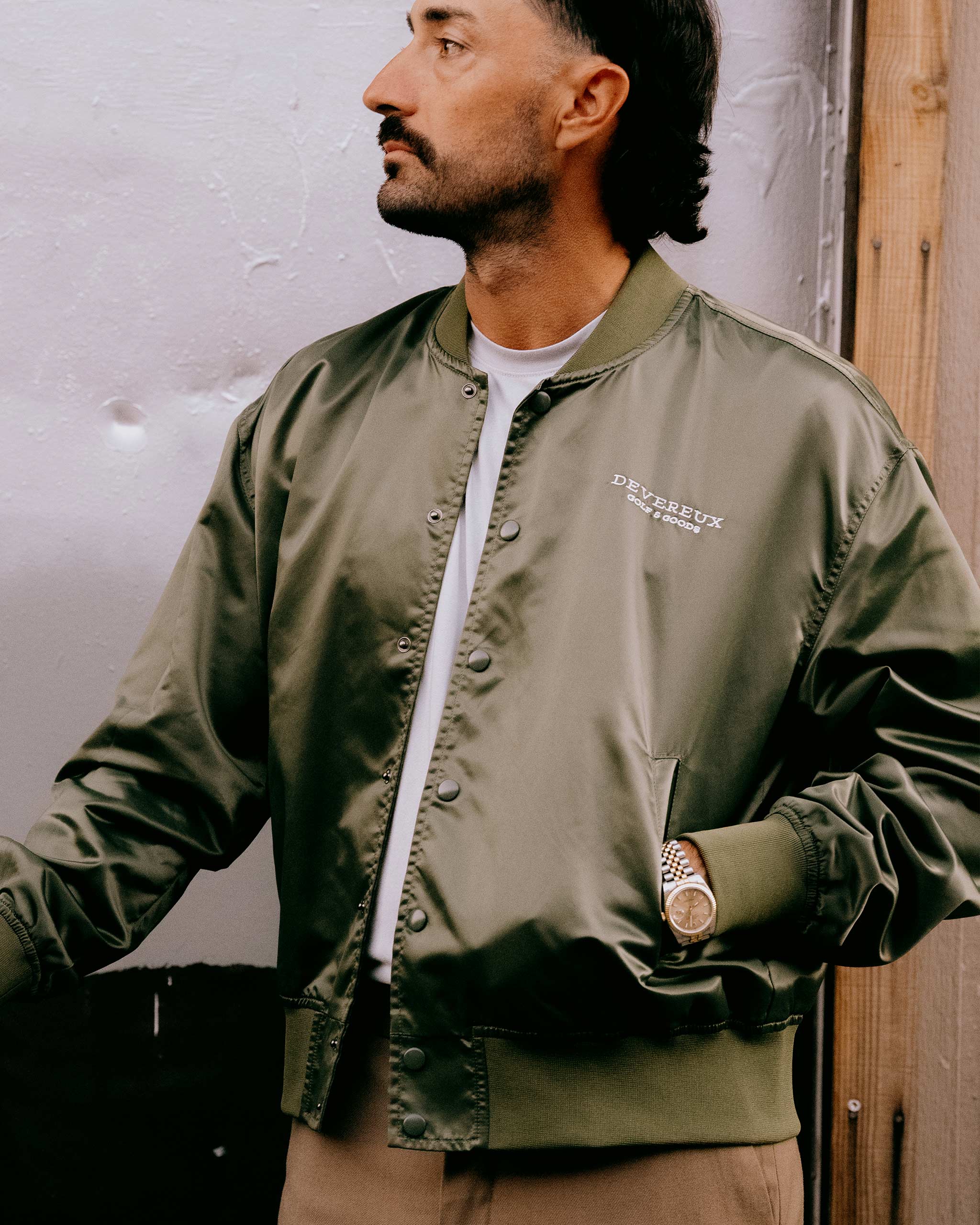 Thunderbird Bomber Jacket - Dark Slate - Image 9