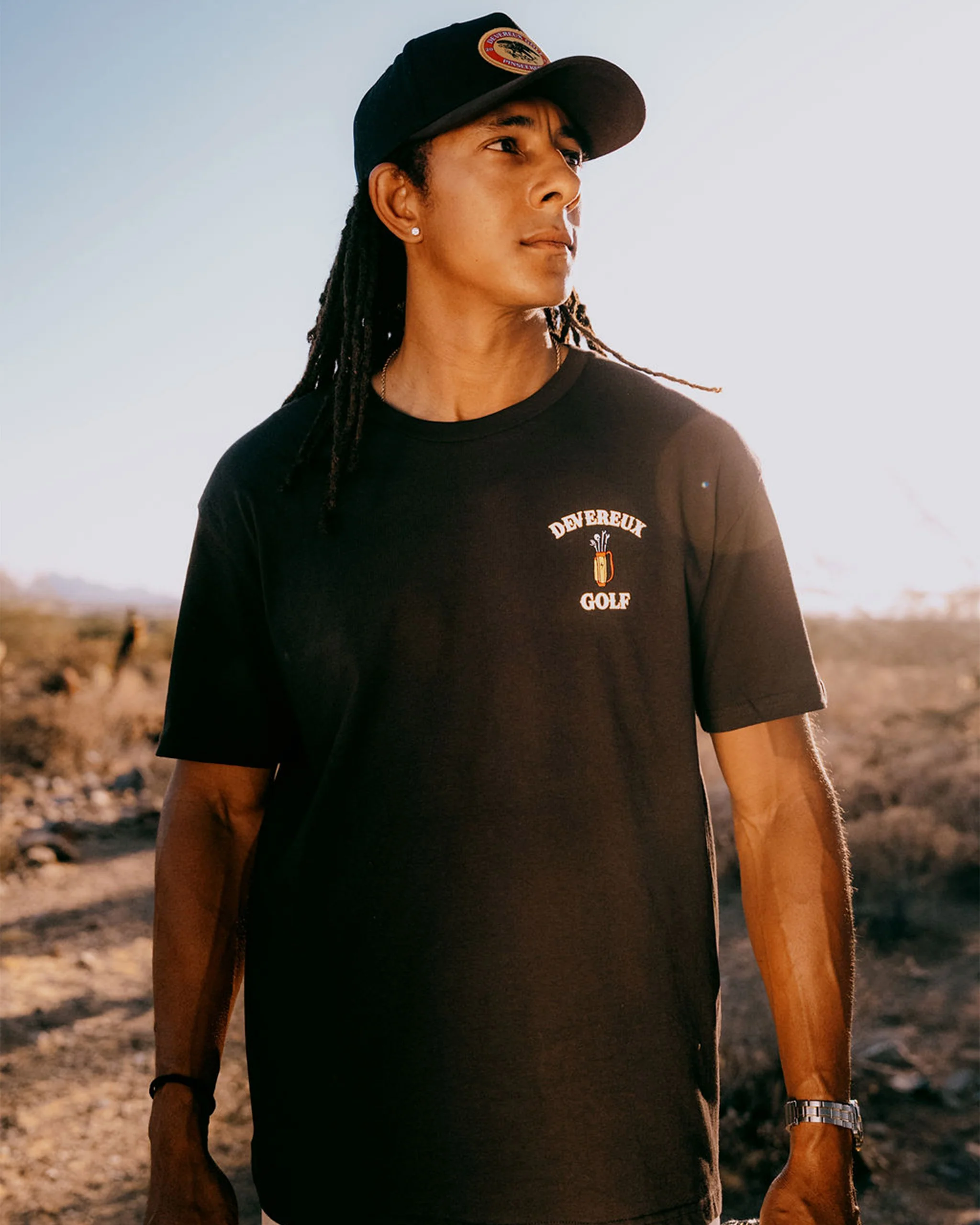 Voodoo Cactus Tee - Faded Black - Image 3