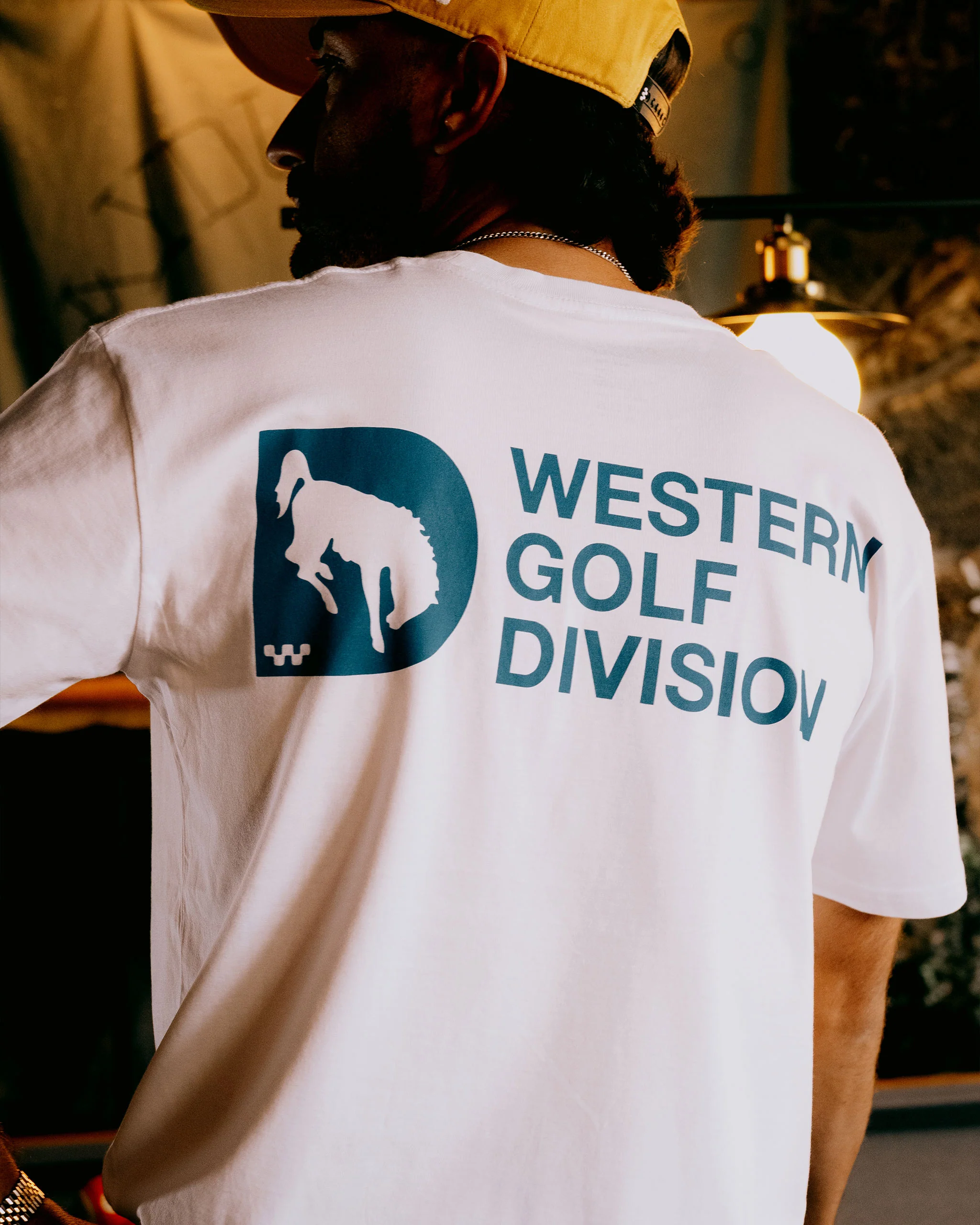 Western Golf Division Tee - White - Image 3